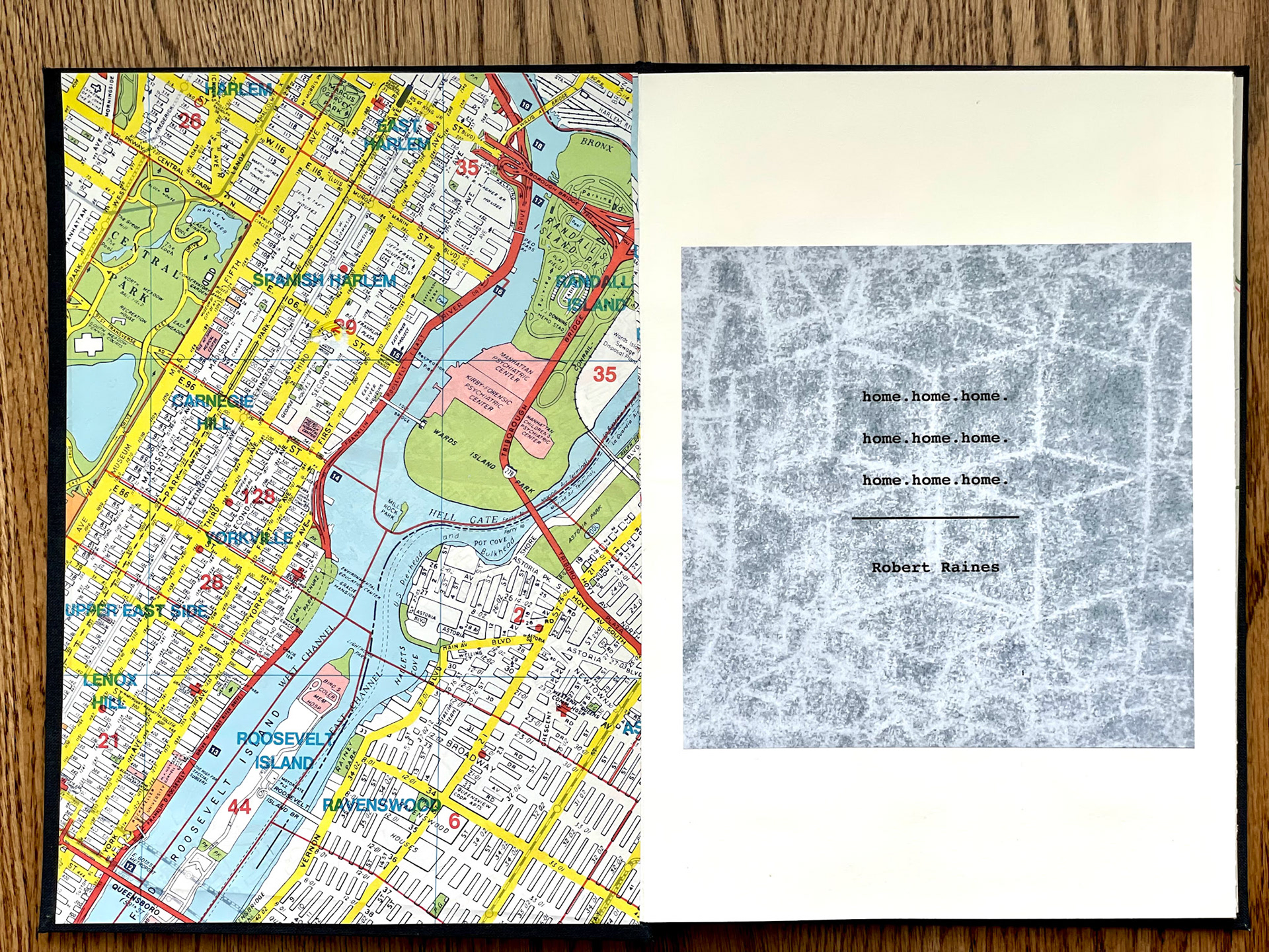 Accordion Book - Inside Front Cover and Title Page