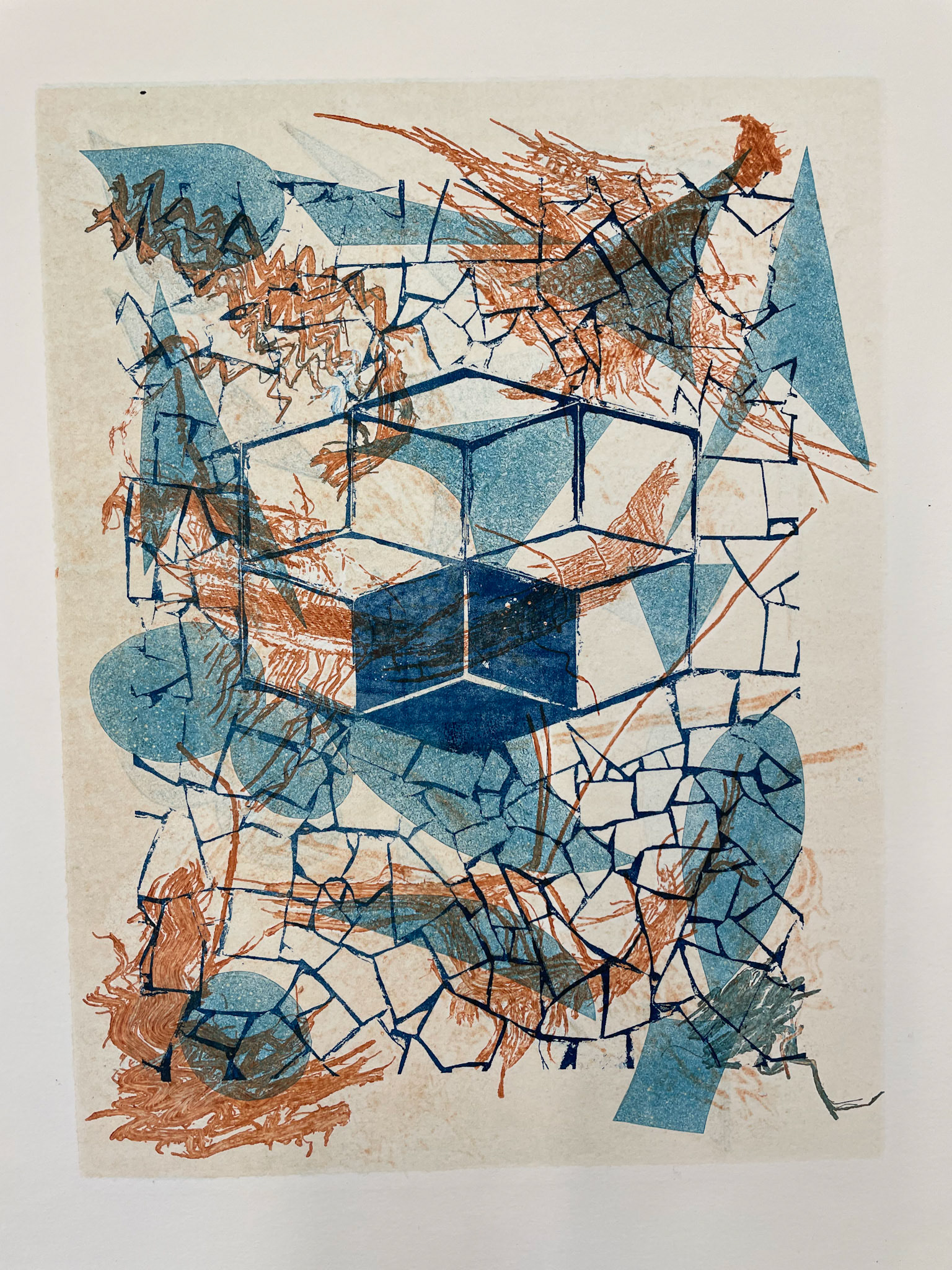 Stencil Monotype with pronto plate litho