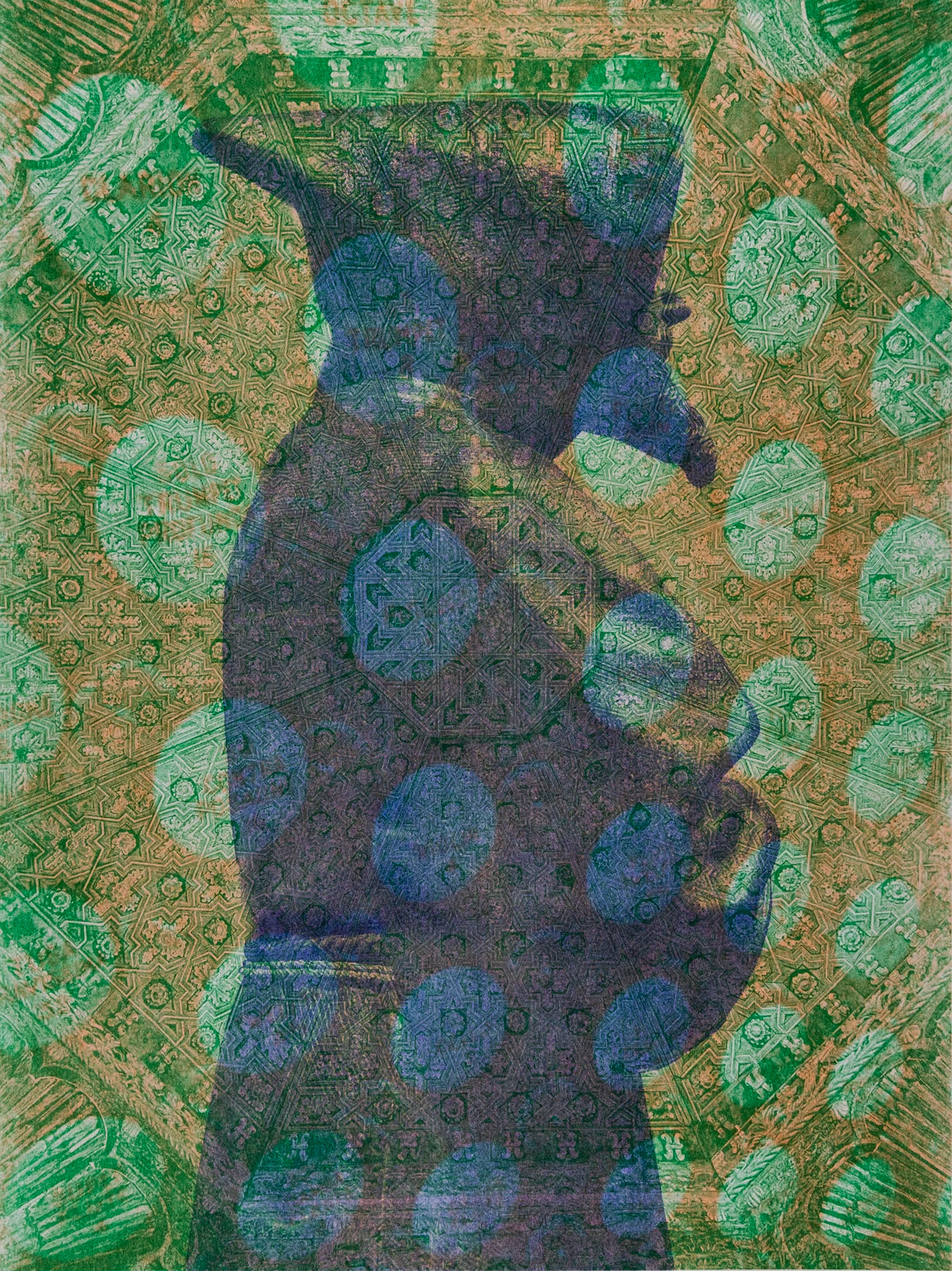 Saint Francis Played the Organ (green)