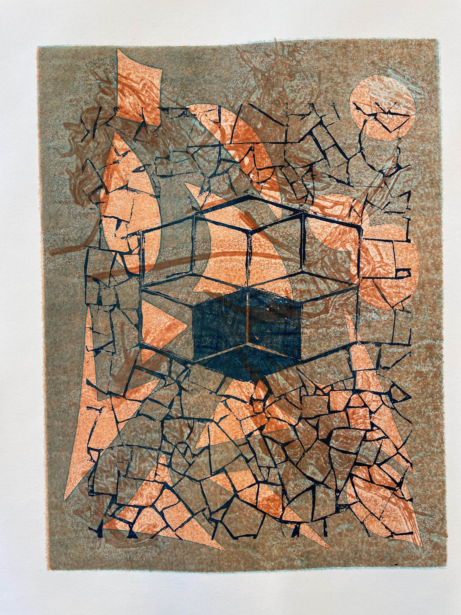 Stencil Monotype with pronto plate litho