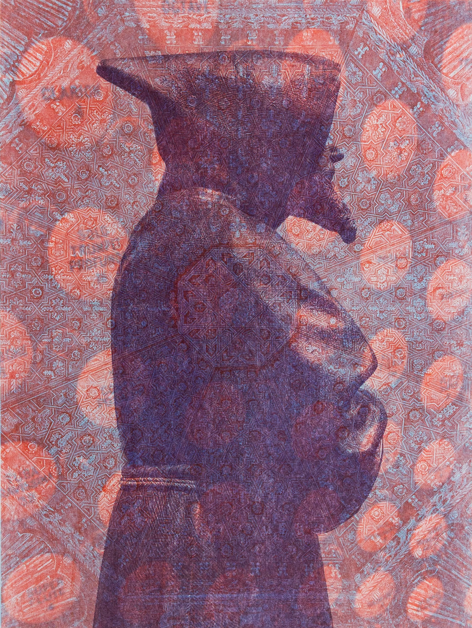 Saint Francis Played the Organ (red)