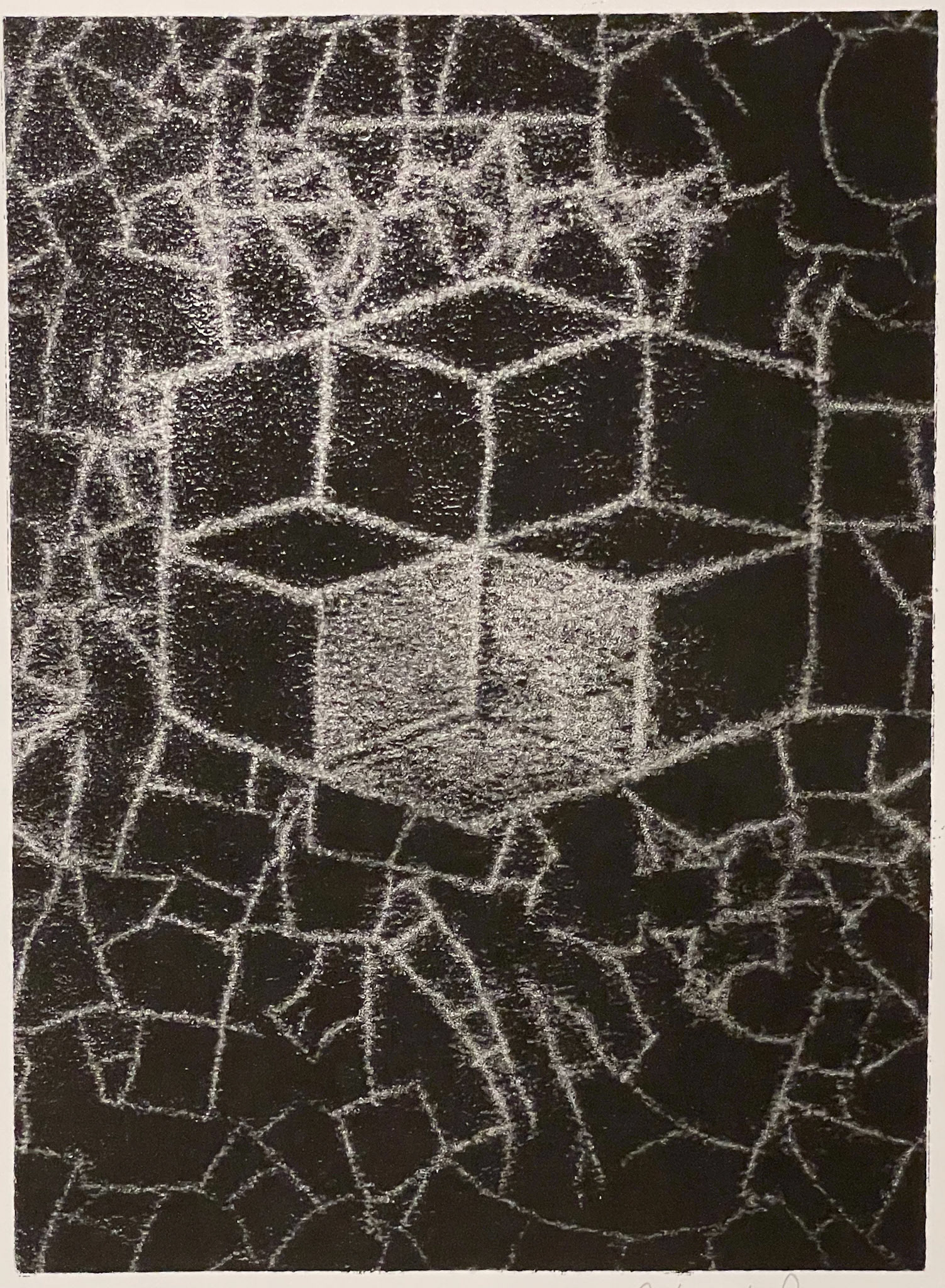 Trace monotype ghost print