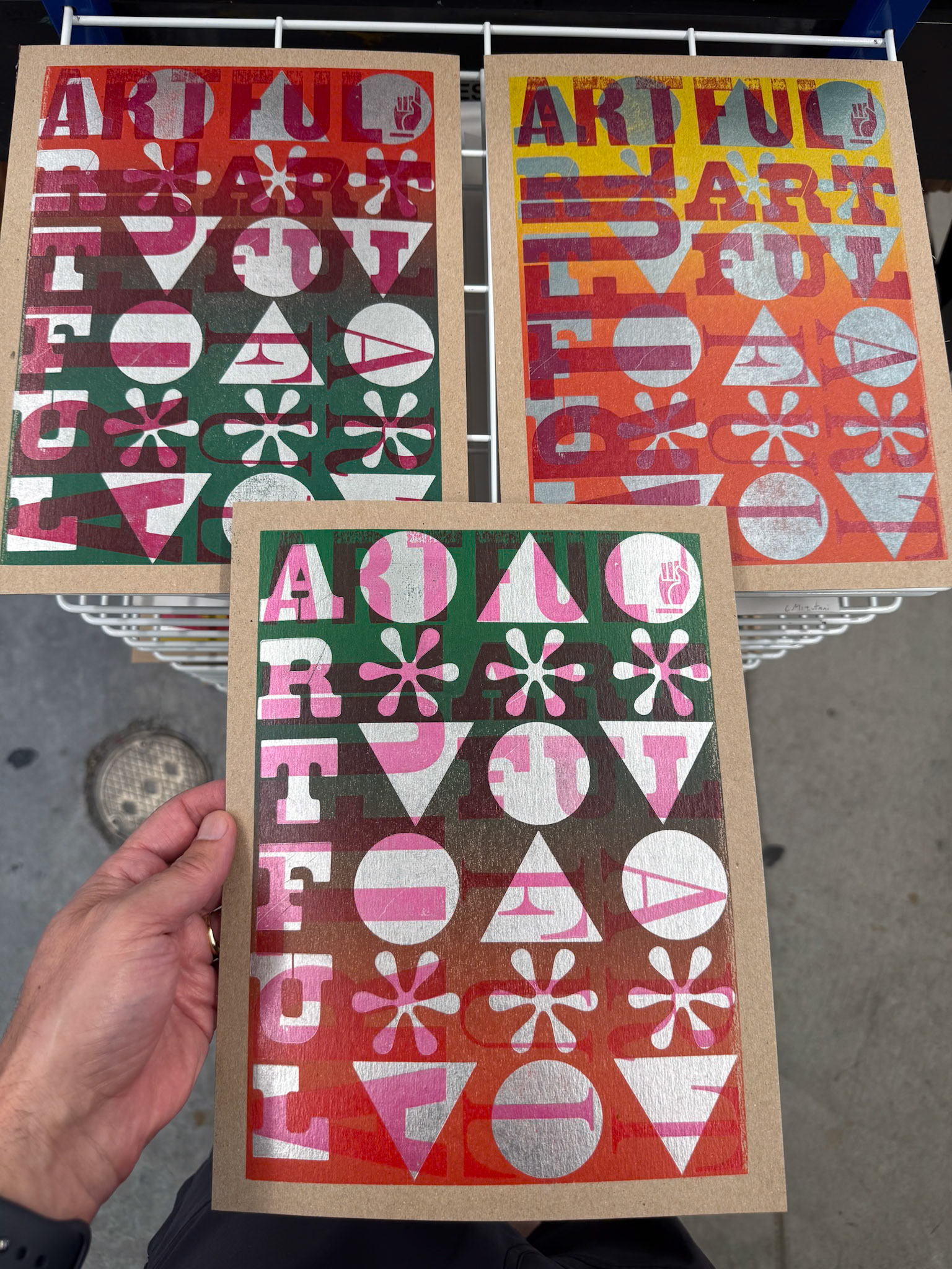 Artful series work in process.