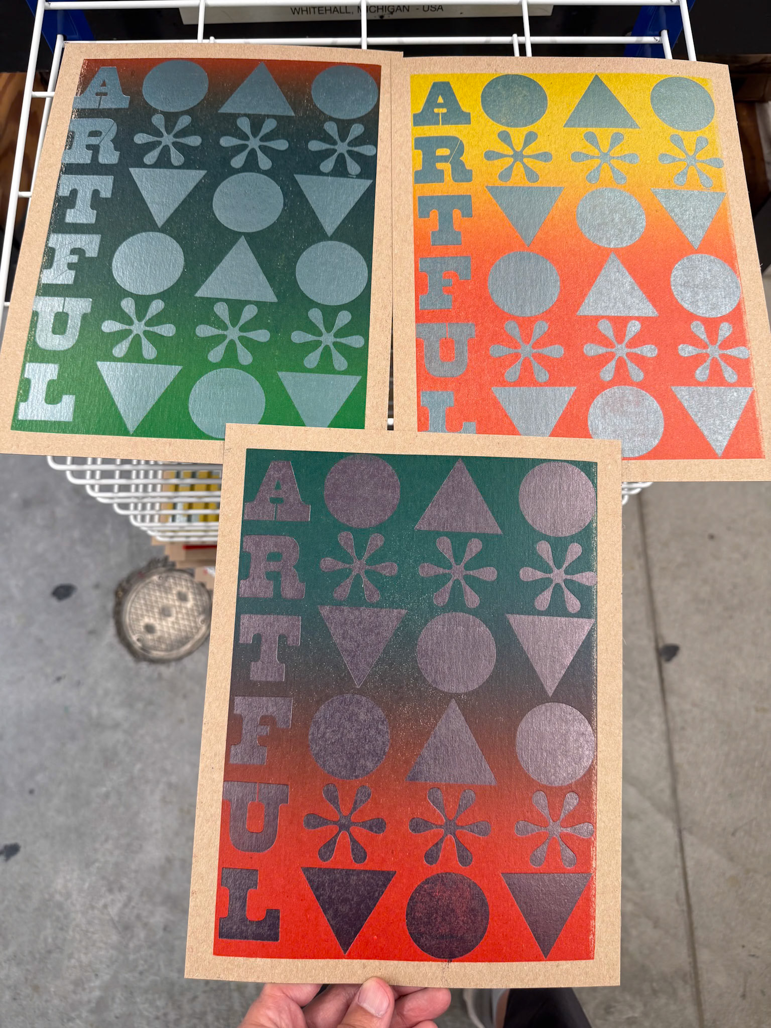 Artful series work in process.