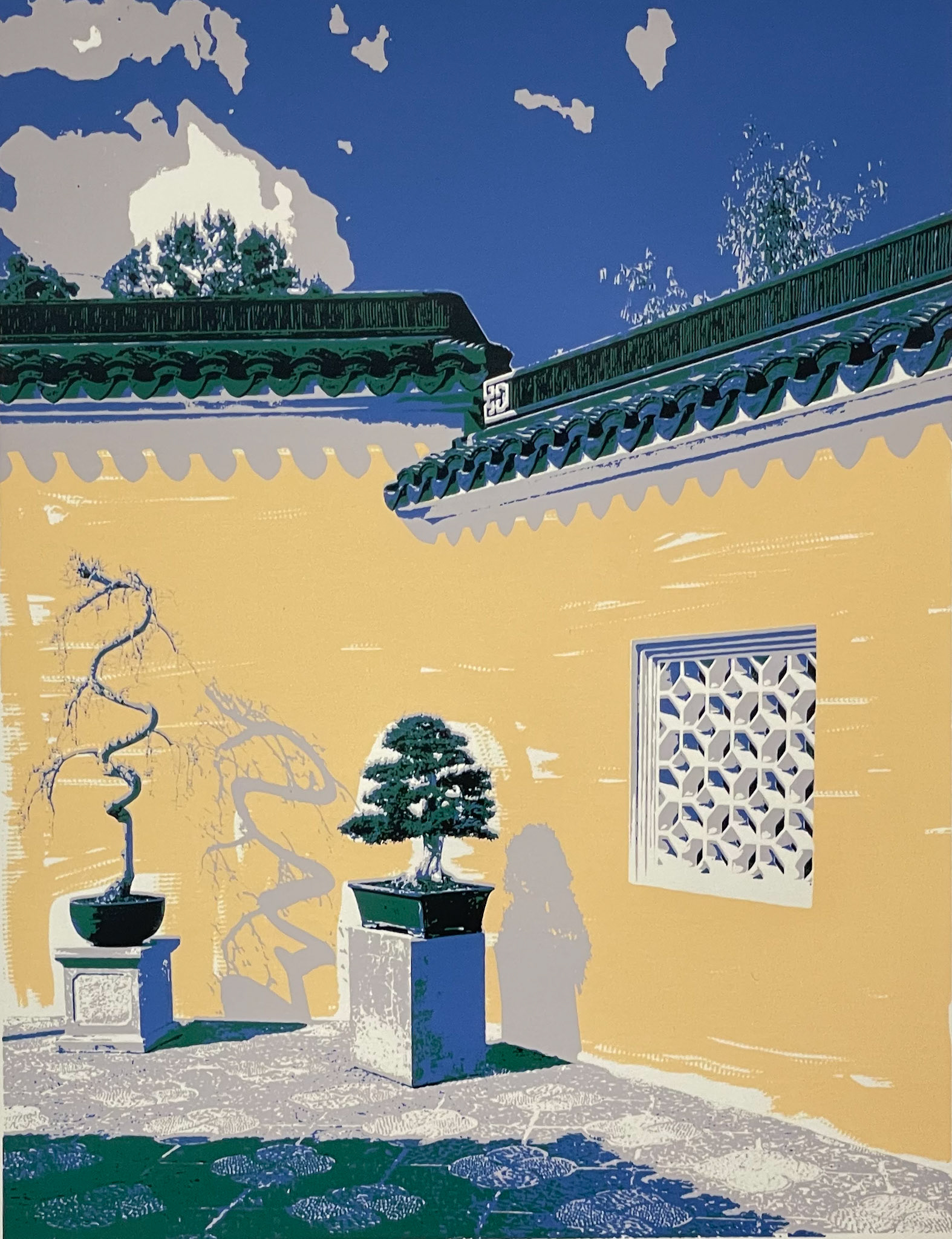 5-color screen print