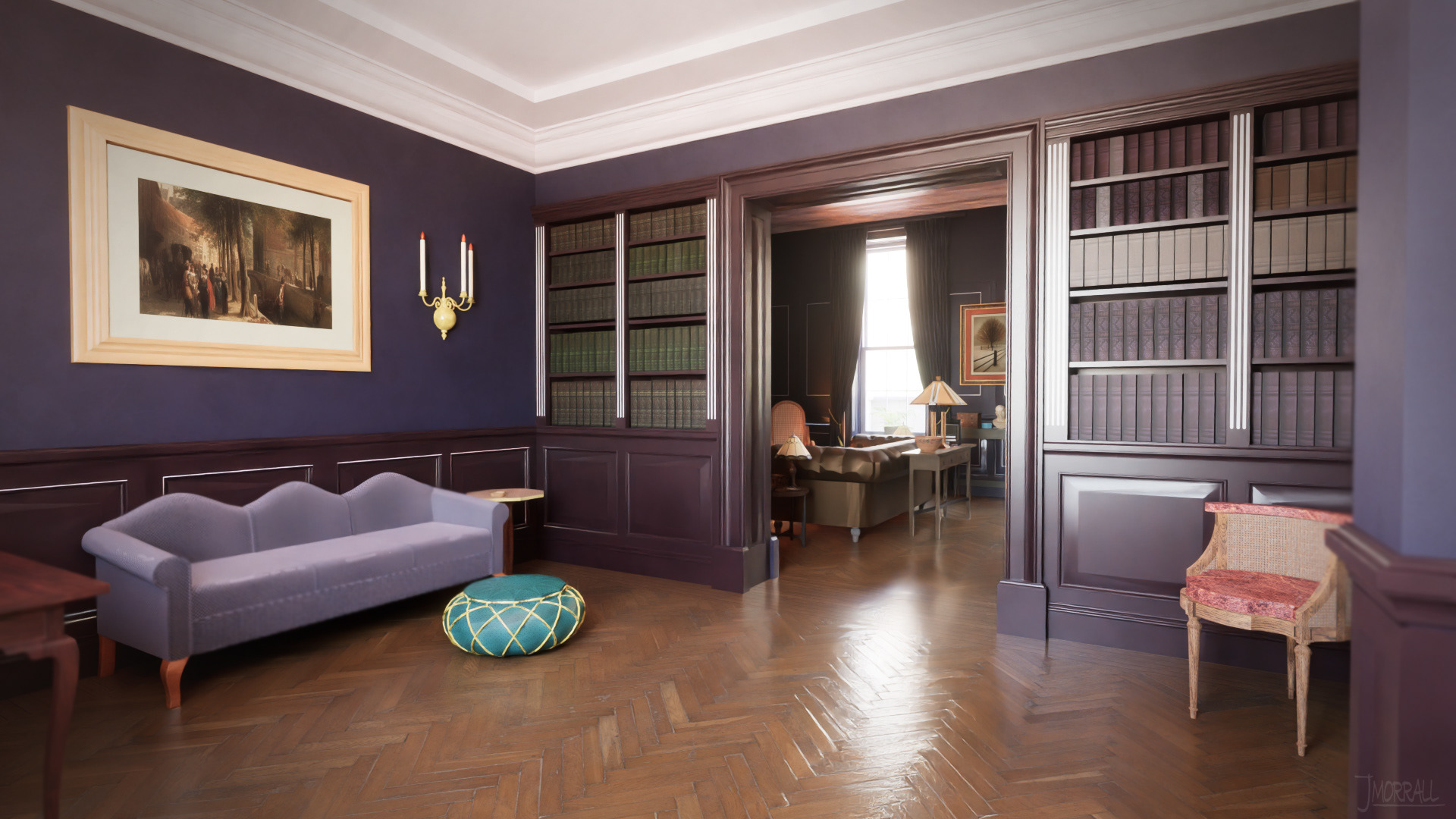 FLEMING / SKY ATLANTIC - IAN FLEMING'S LONDON APARTMENT 1940