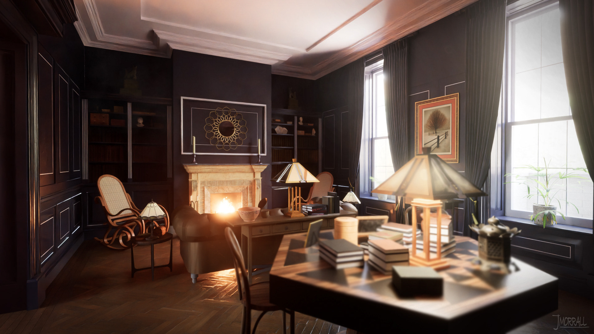 FLEMING / SKY ATLANTIC - IAN FLEMING'S LONDON APARTMENT 1940