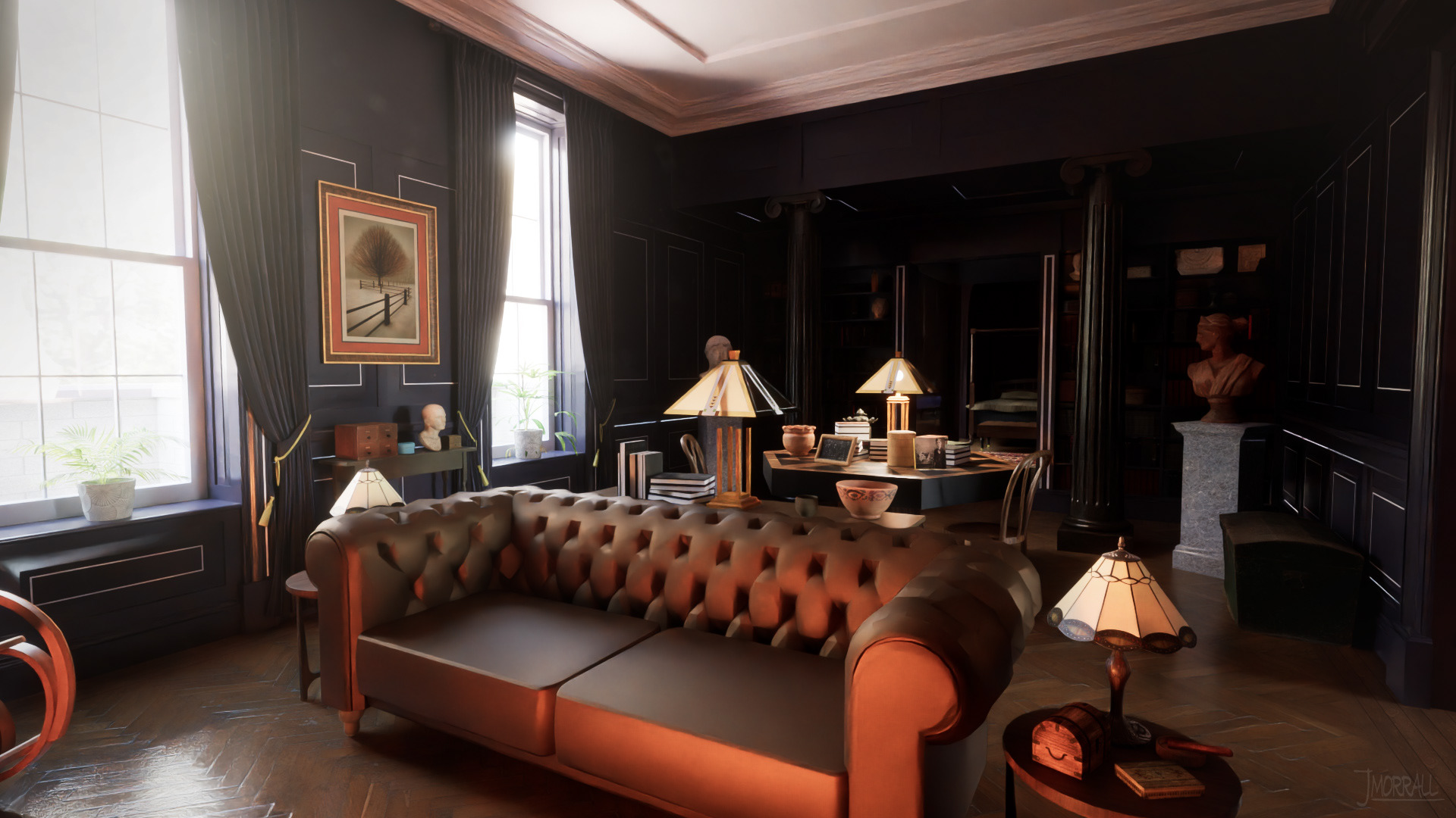 FLEMING / SKY ATLANTIC - IAN FLEMING'S LONDON APARTMENT 1940