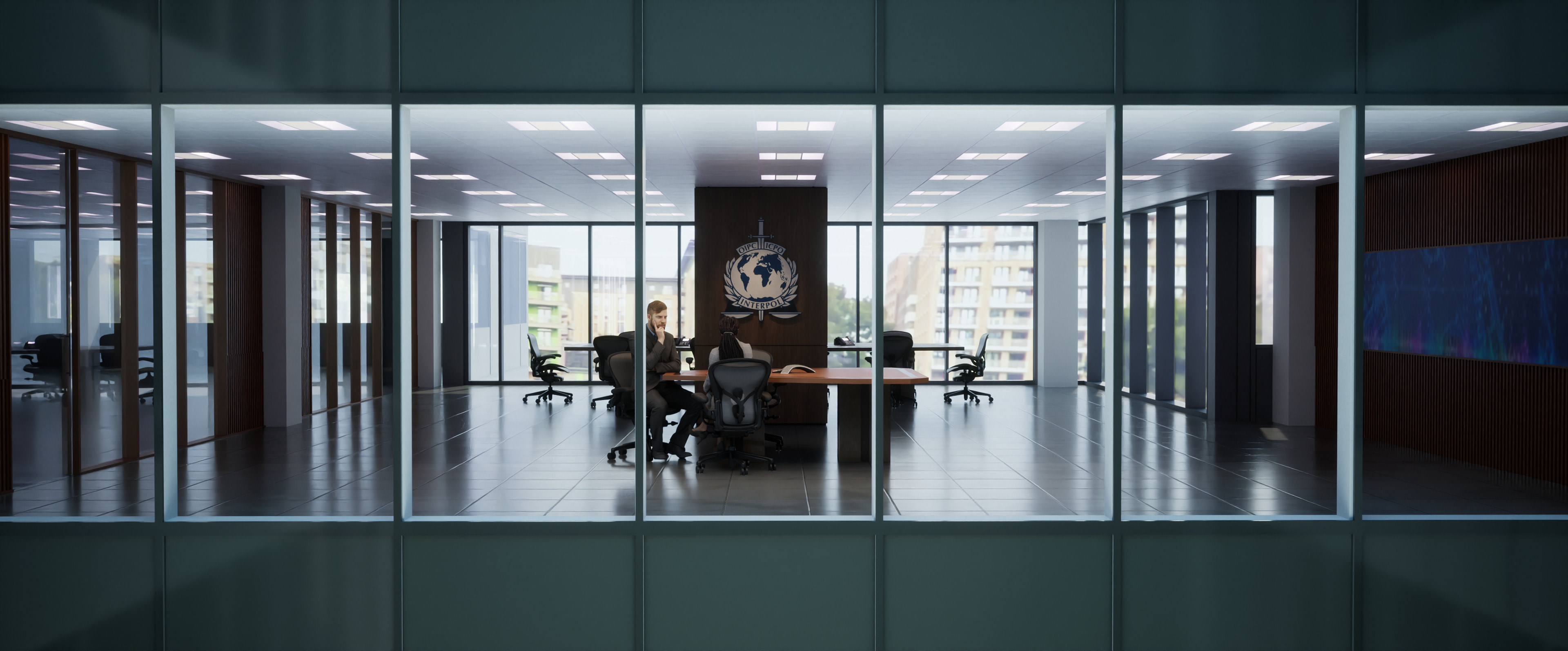 LIFT / NETFLIX - INTERPOL OFFICE: LOCATION BUILD
