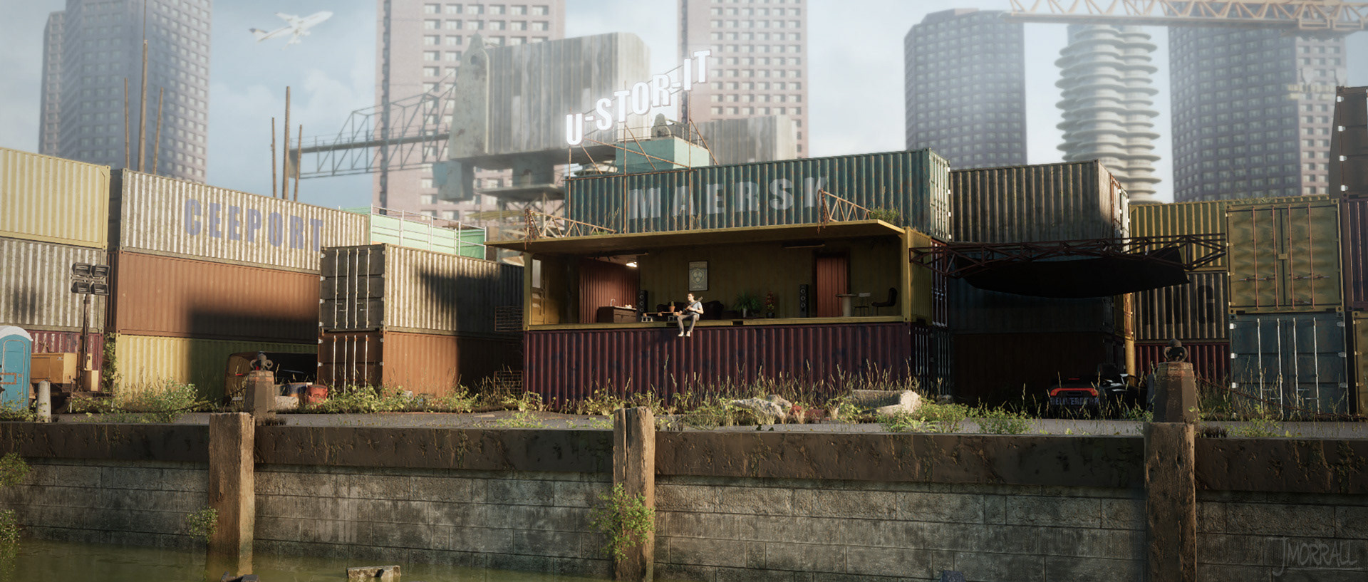 SNOWCRASH / PERSONAL WORK - HIRO PROTAGONIST & VITALY CHERNOBYL'S "APARTMENT" AT THE U-STOR-IT