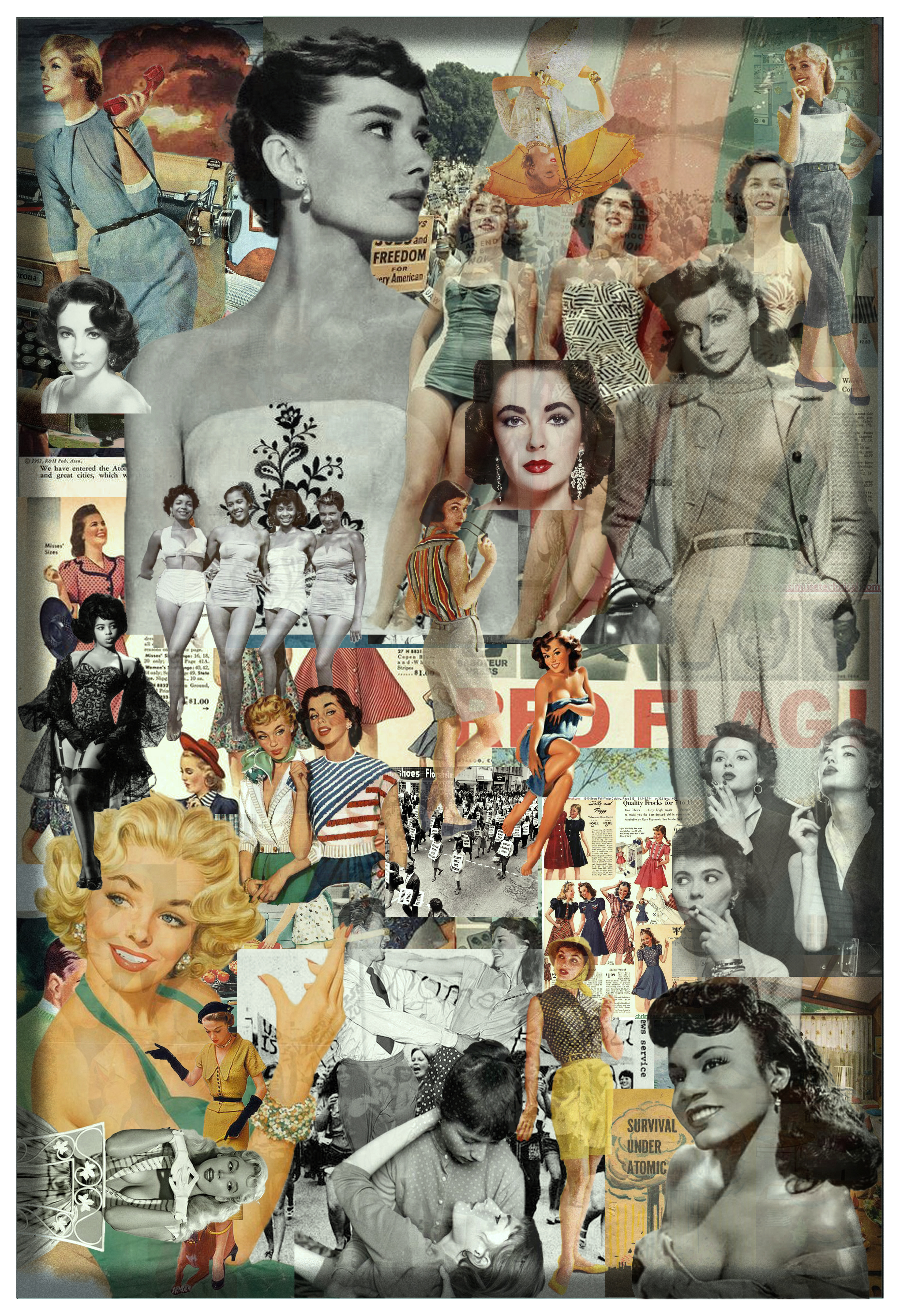 The 1950s, 13 x 19