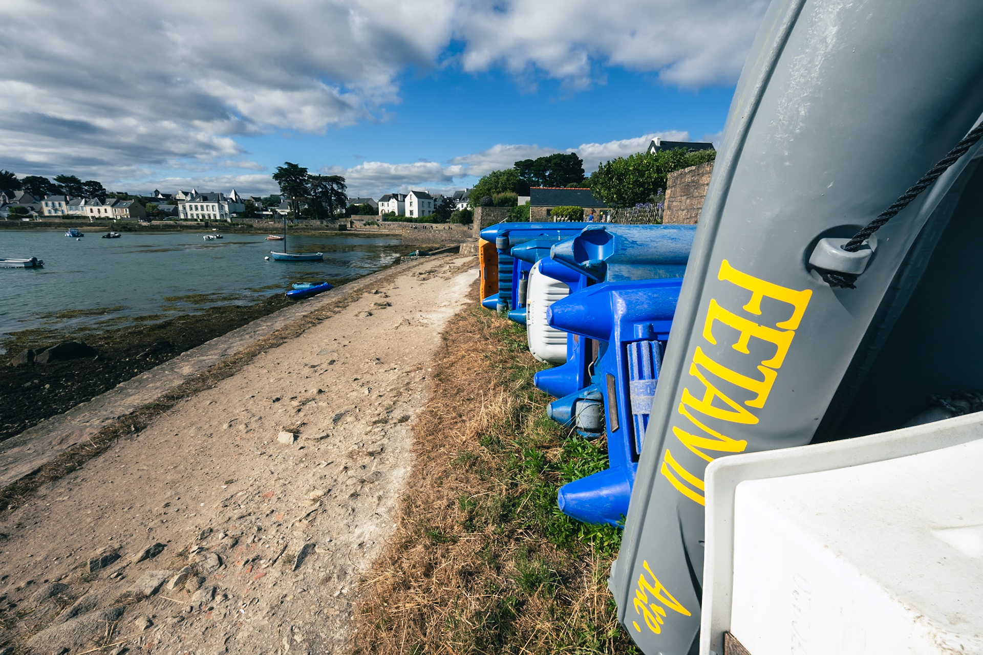 Port de Larmor-Baden dans le golfe du Morbihan