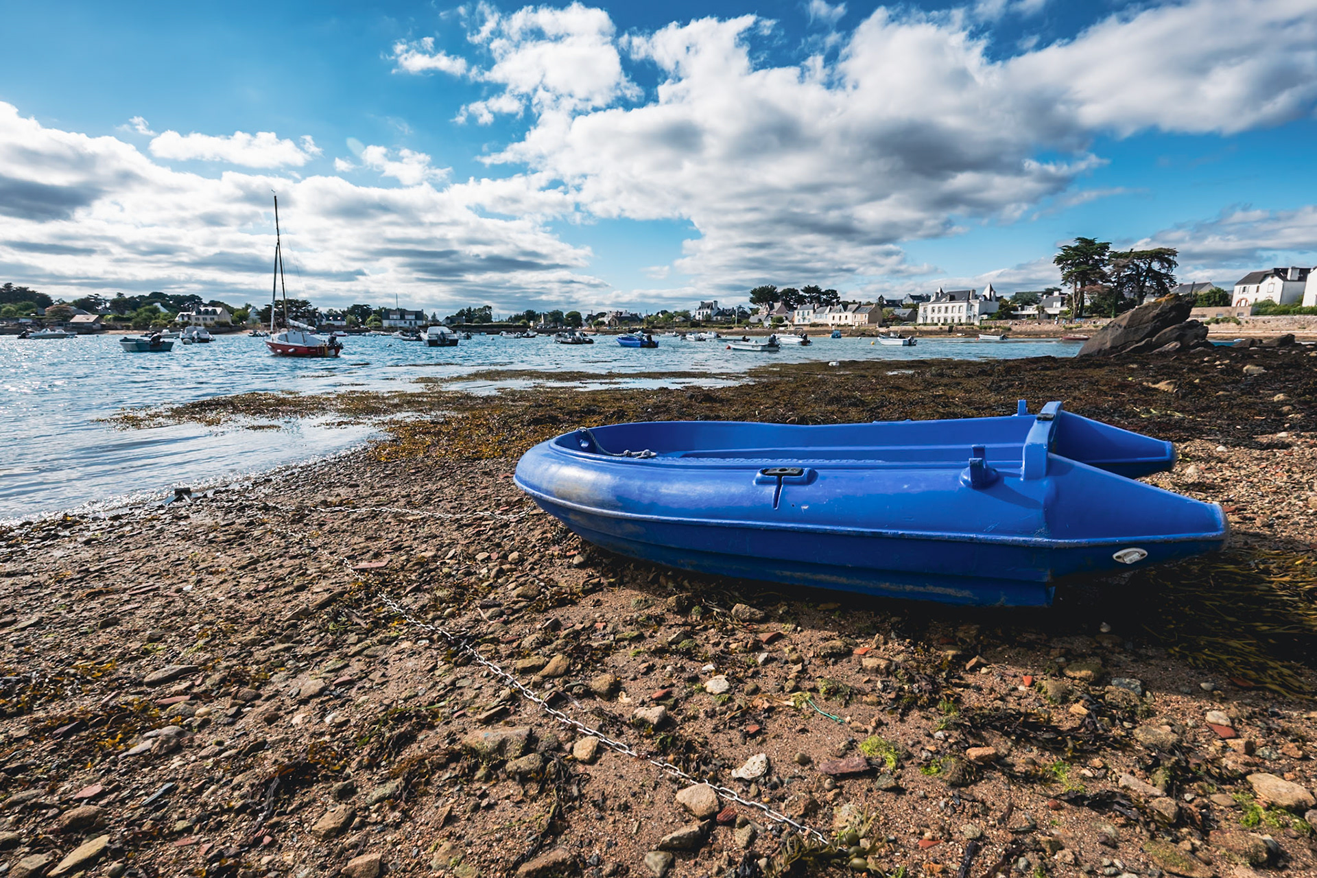 Port de Larmor-Baden dans le golfe du Morbihan