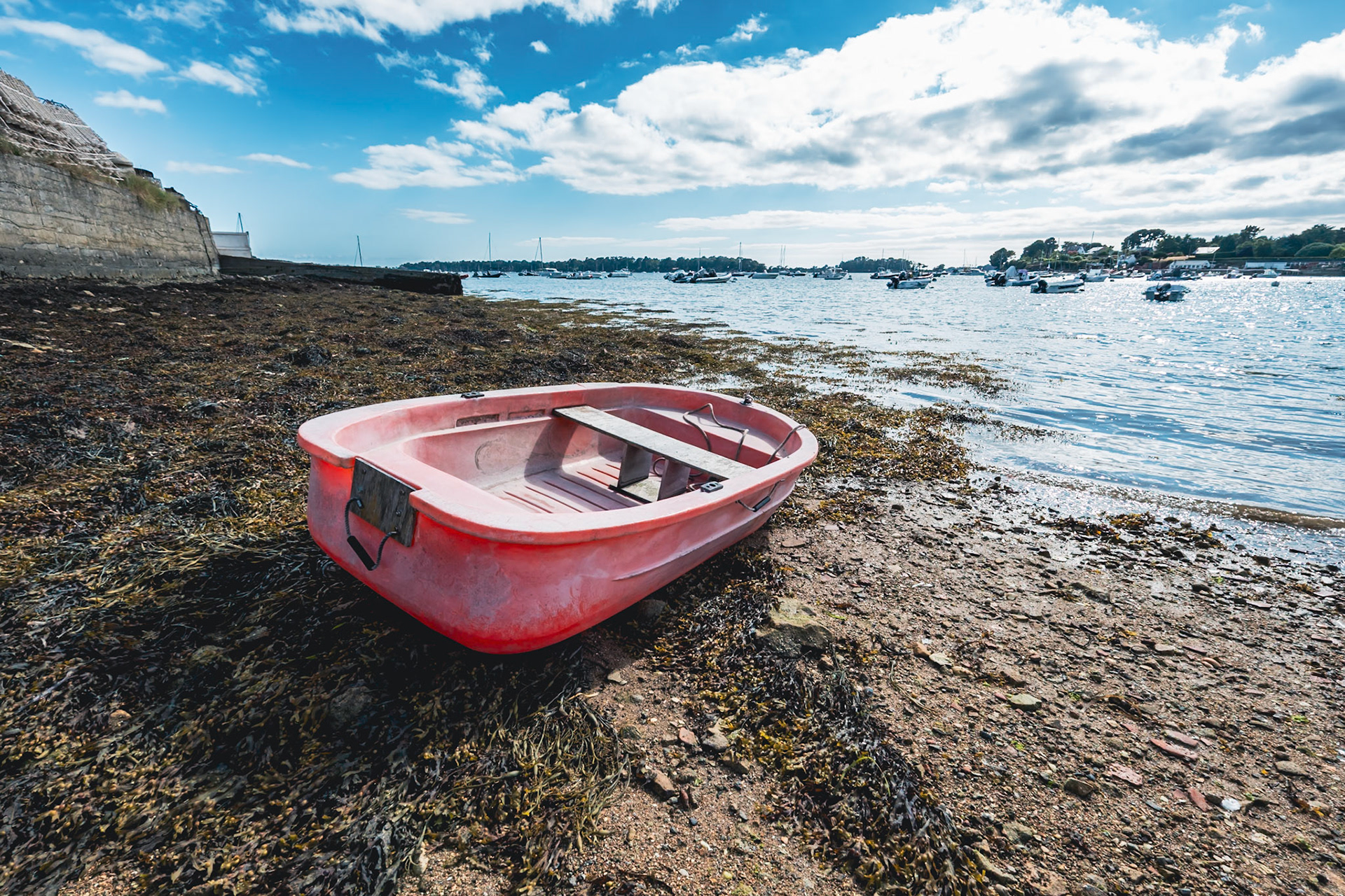 Port de Larmor-Baden dans le golfe du Morbihan