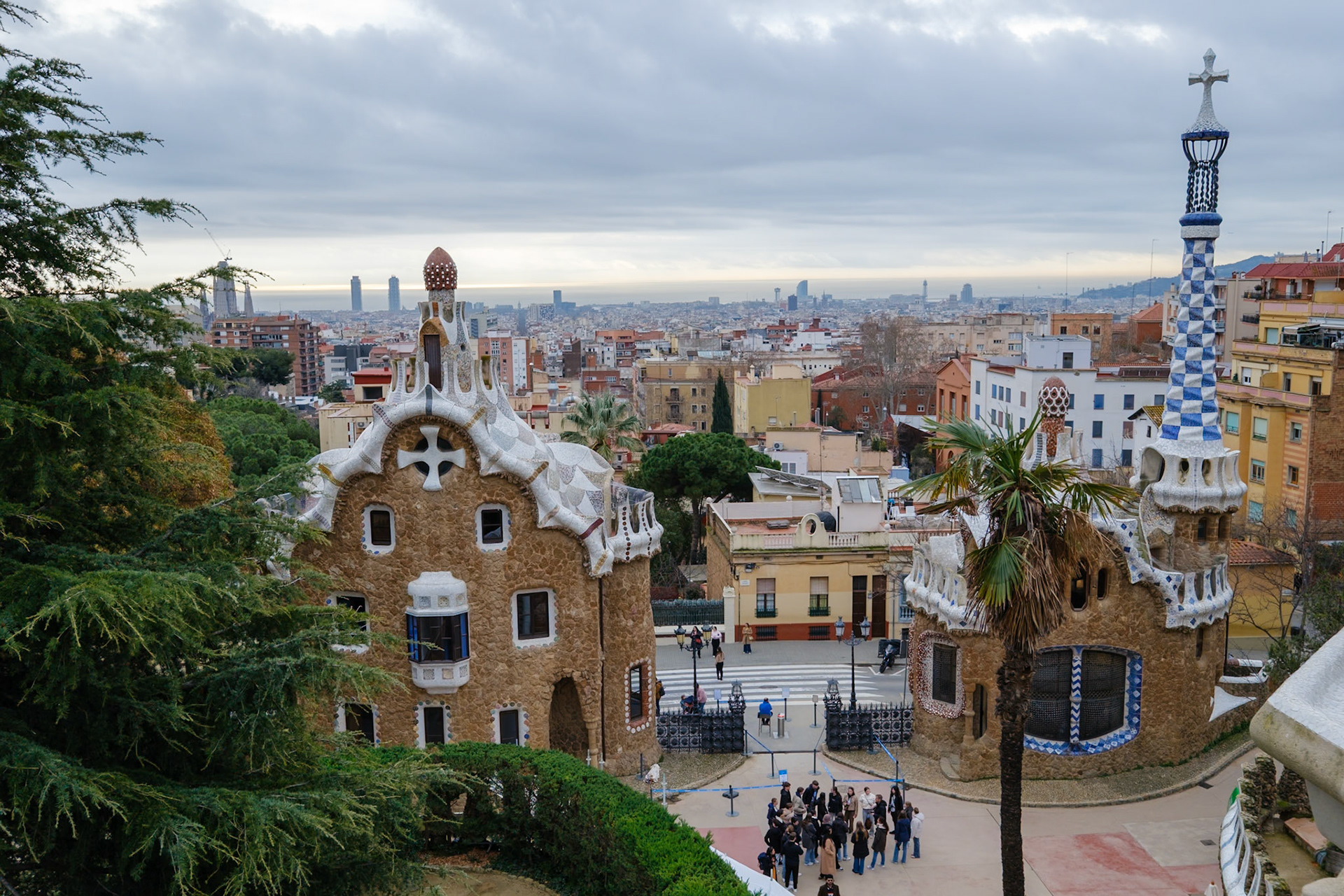 Vue sur la ville du Parc Guell