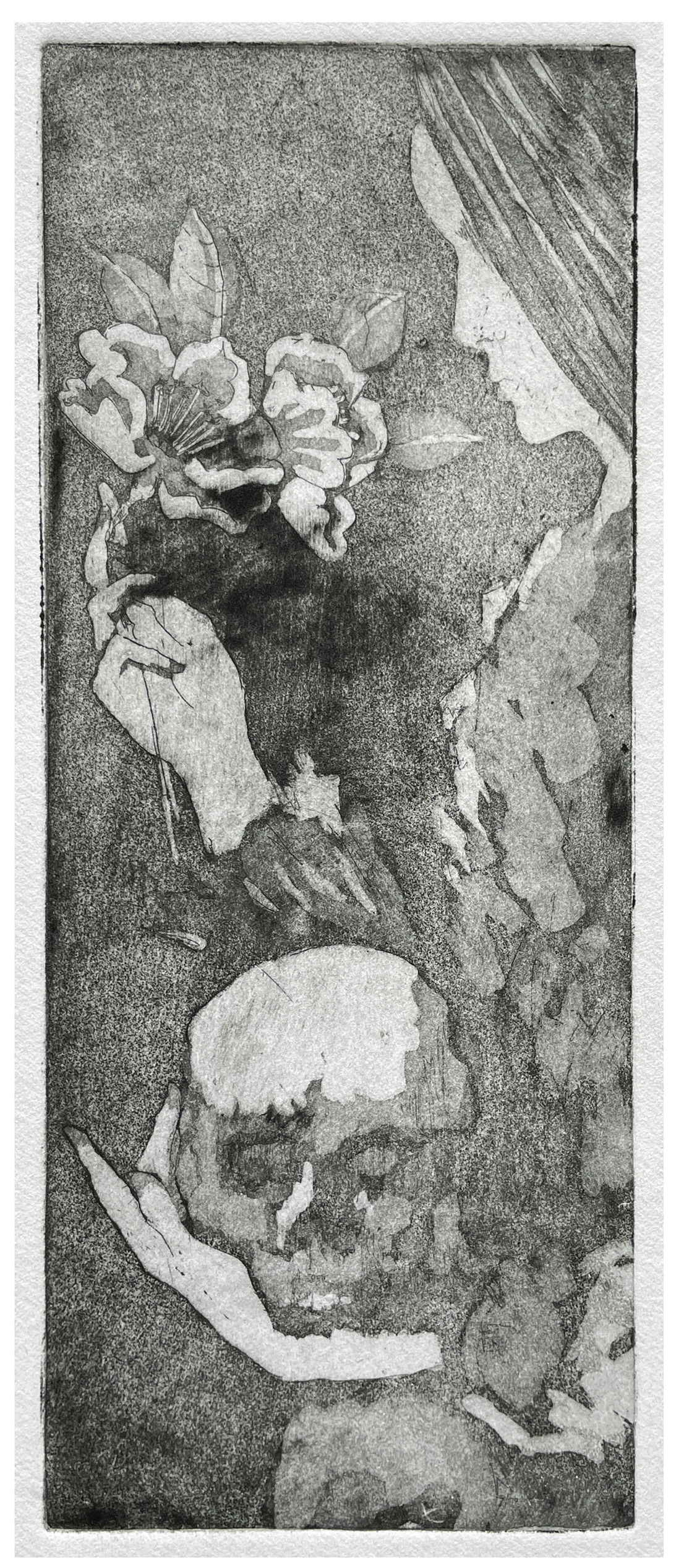 ‘Why think separately of this life and the next when one is born from the lat.’ Omar khayyam, Rumi | 20 x 7.8 cm | 2024