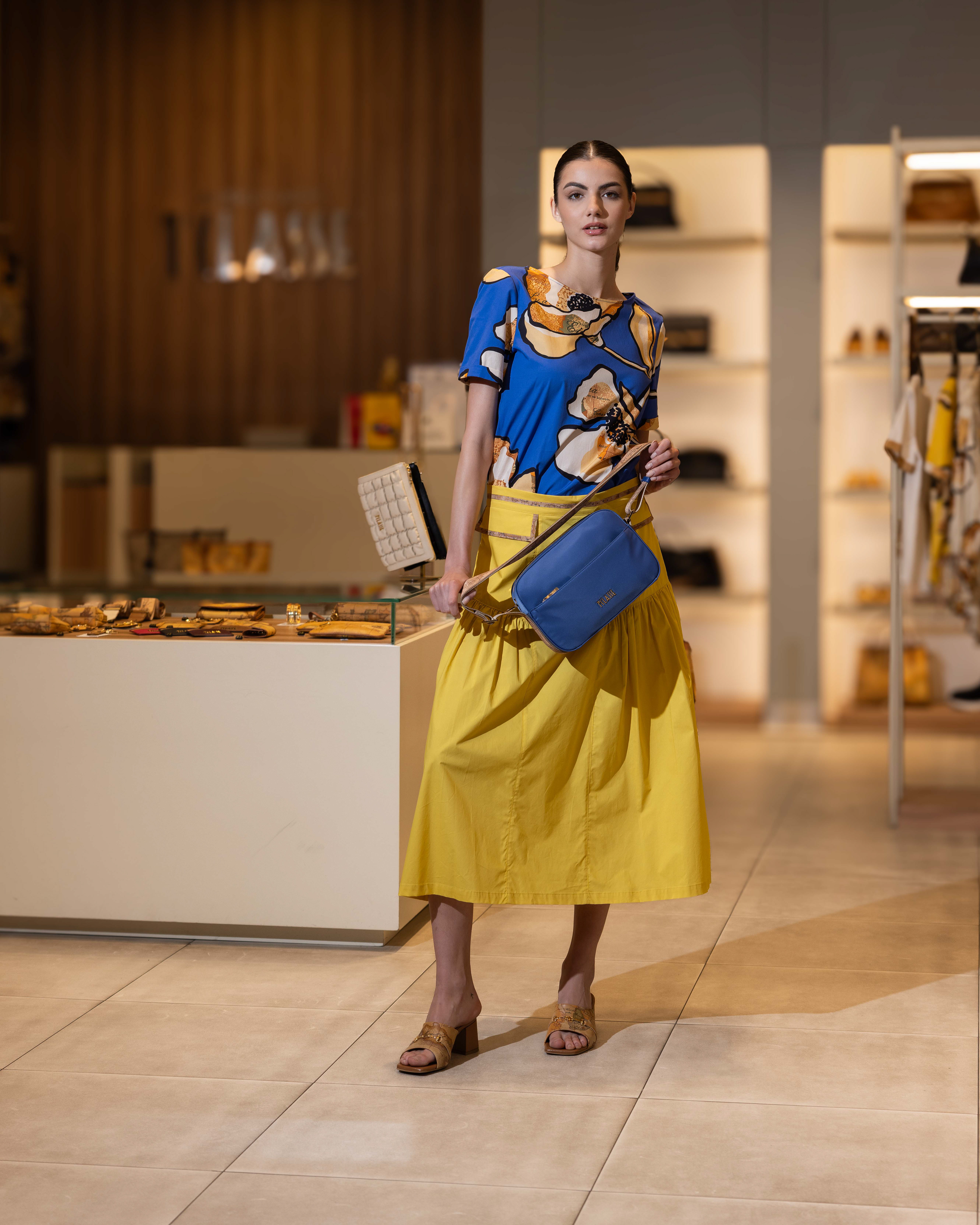 Fashion Photoshoot by instore for Alviero Martini 1A Classe at The Avenues Mall Kuwait