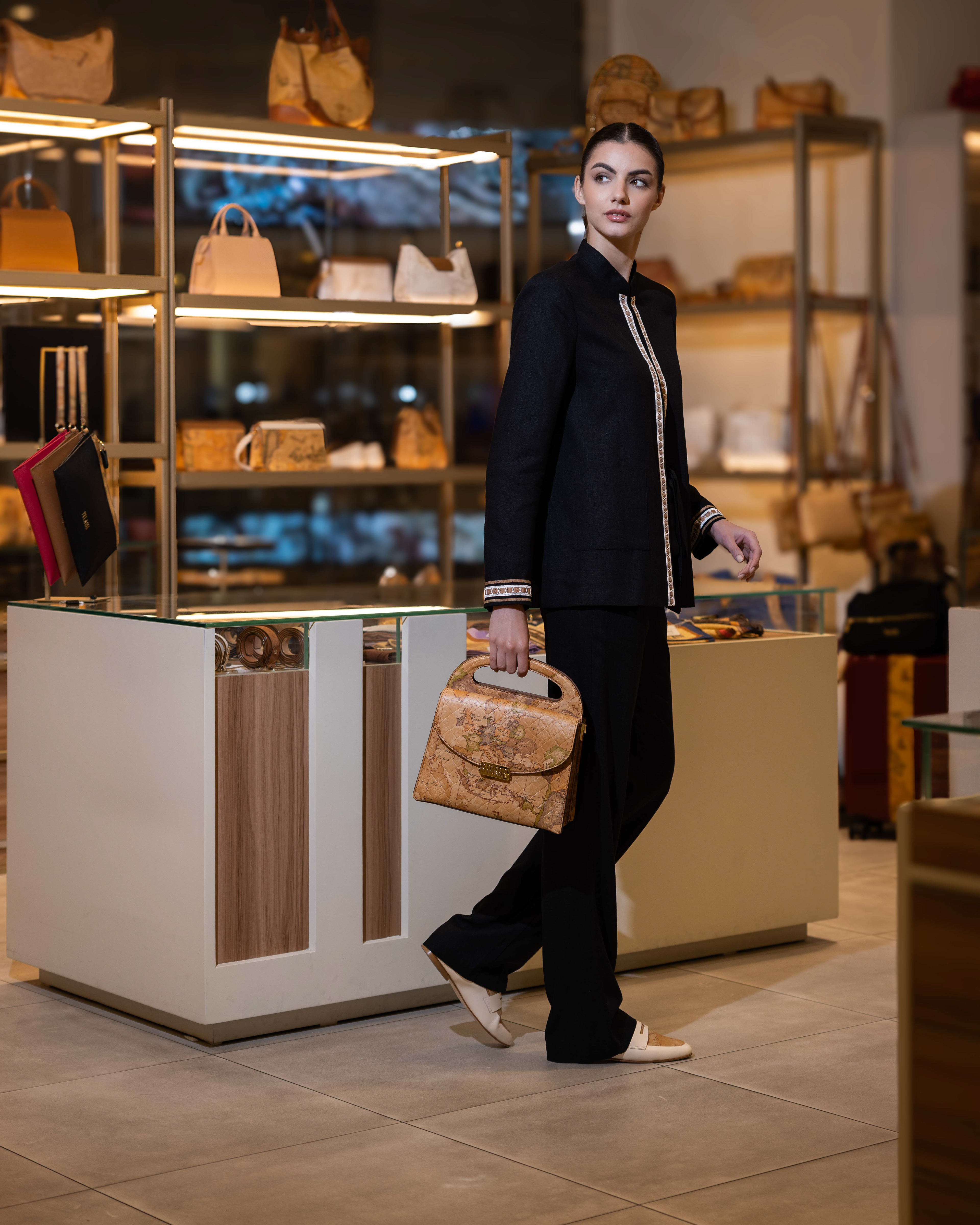 Fashion Photoshoot by instore for Alviero Martini 1A Classe at The Avenues Mall Kuwait