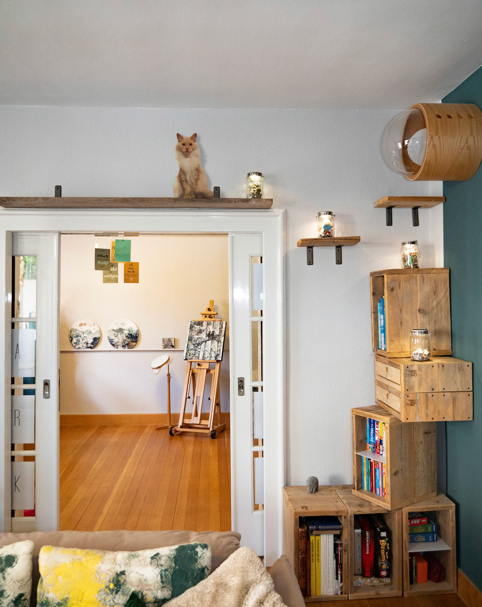 Home Is A Feeling *I* - bespoke cat corner