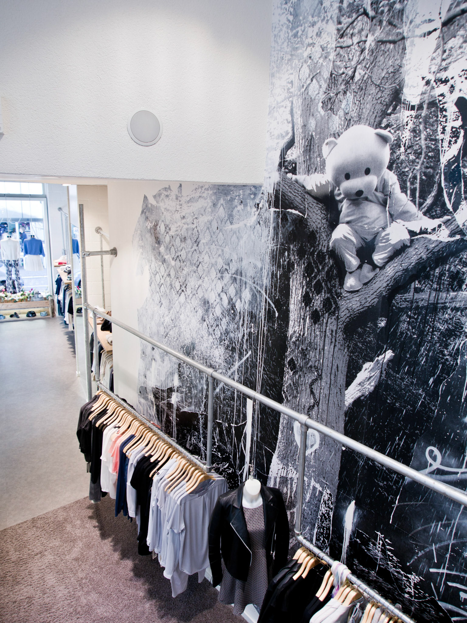 Wandgemälde mixed media