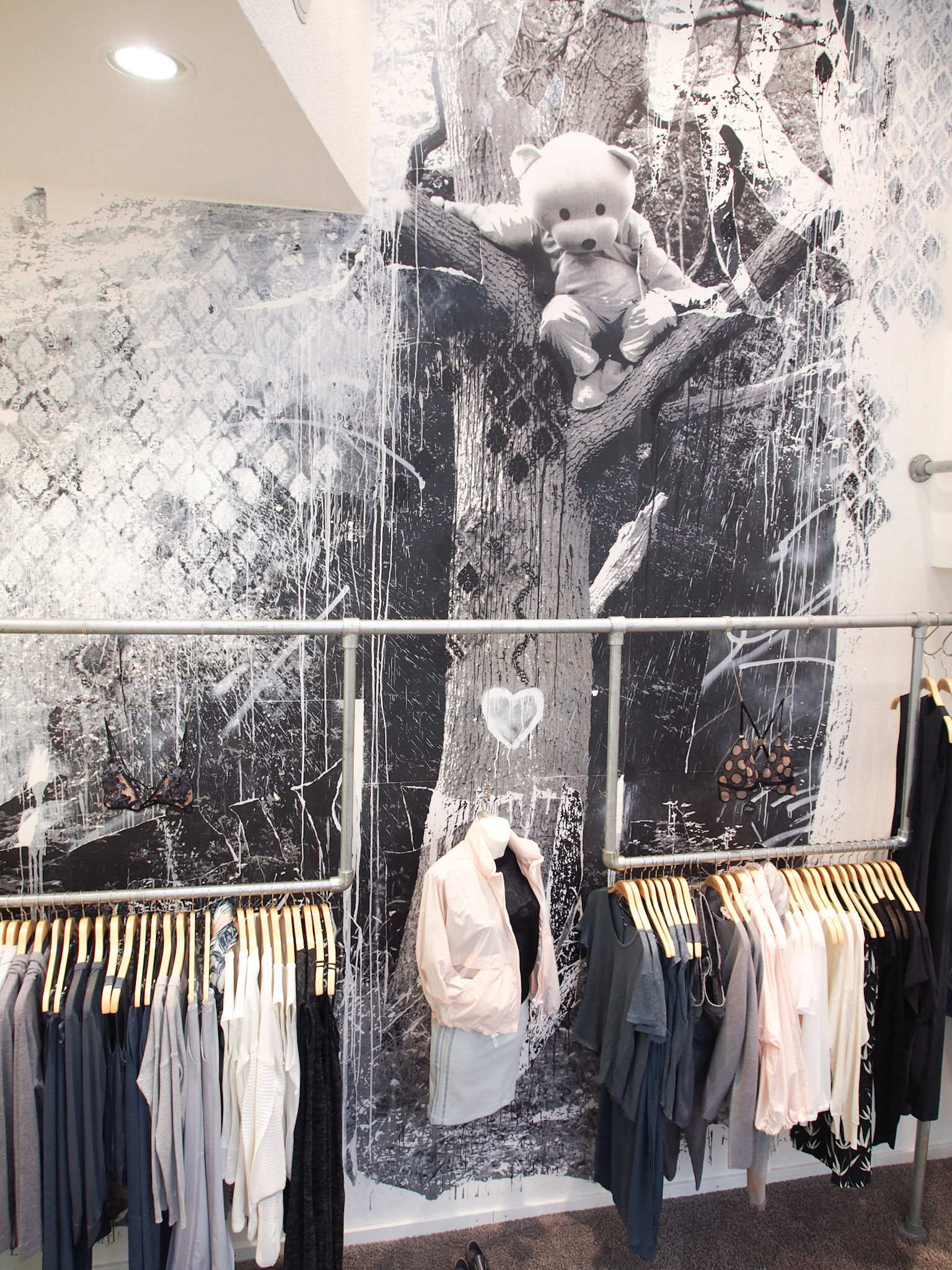 Wandgemälde mixed media