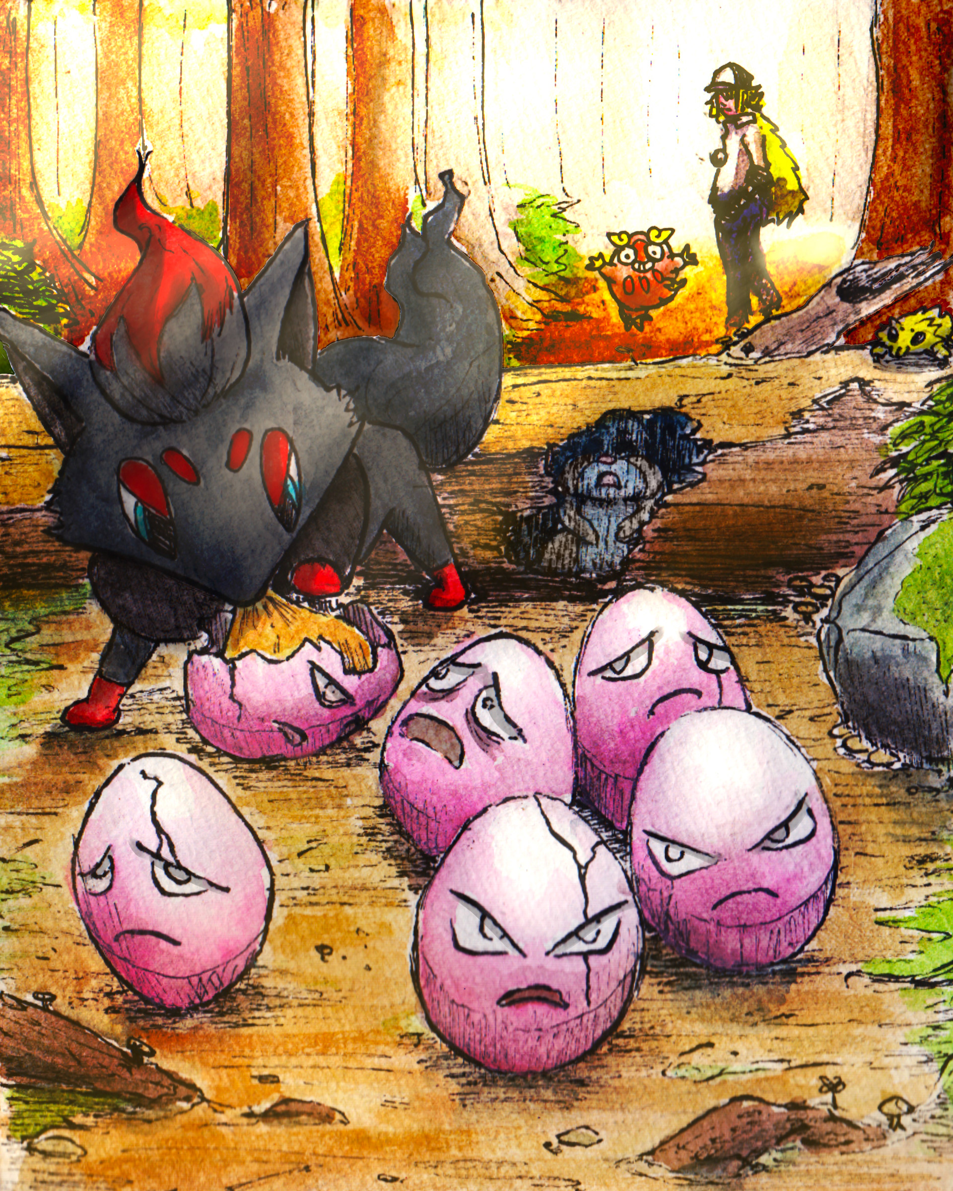 012 / 013 - N's Zorua & Exeggcute
