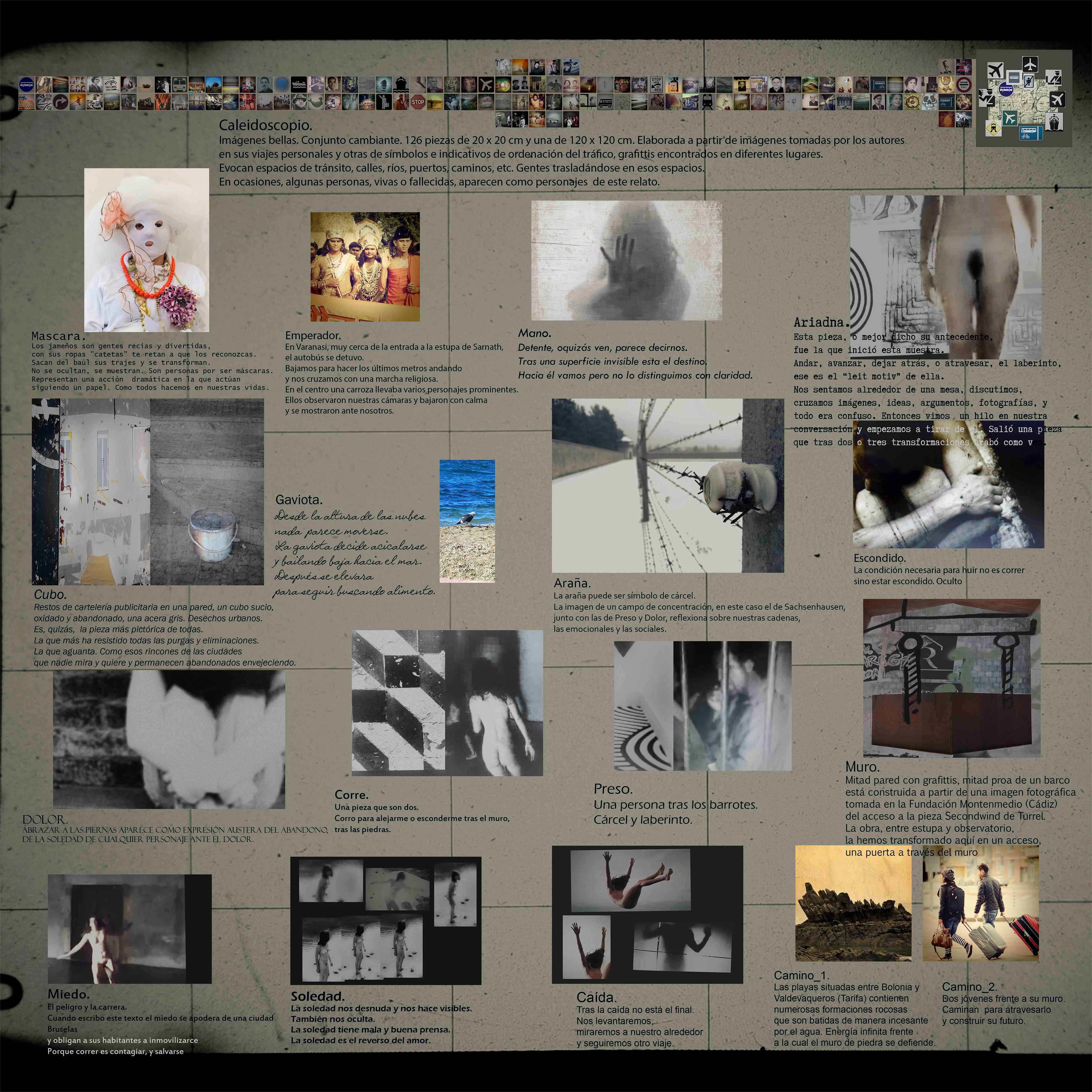 Nº 19. Título: Lona guía. Medidas: 200 x 200 cm. Técnica: Impresión digital. Año 2016. Tirada: 5 ejemplares.