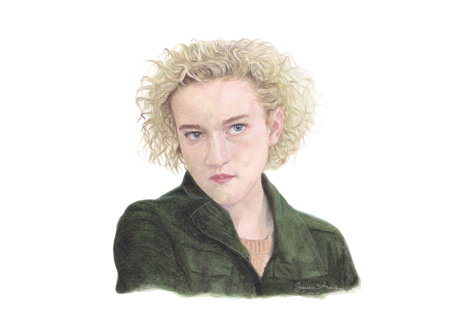 Julia Garner illustration