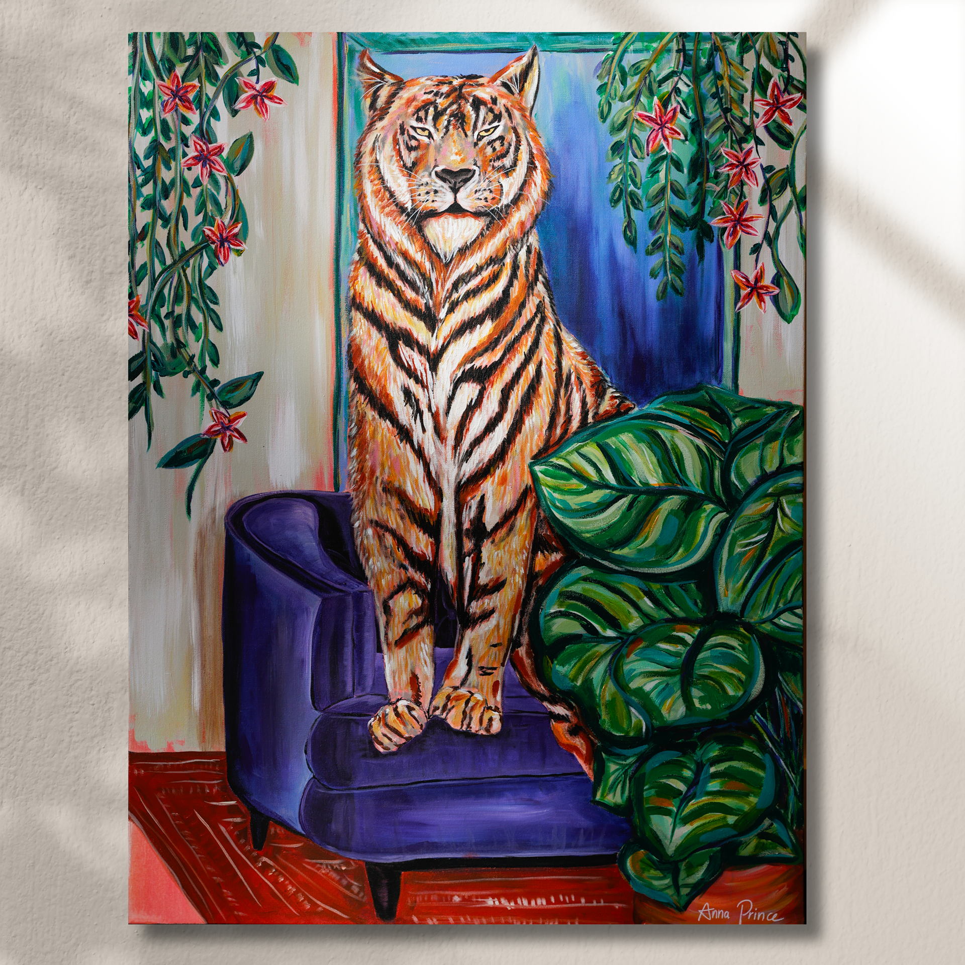 UNBOTHERED TIGER - 30X40 - 995$ - DISPONIBLE