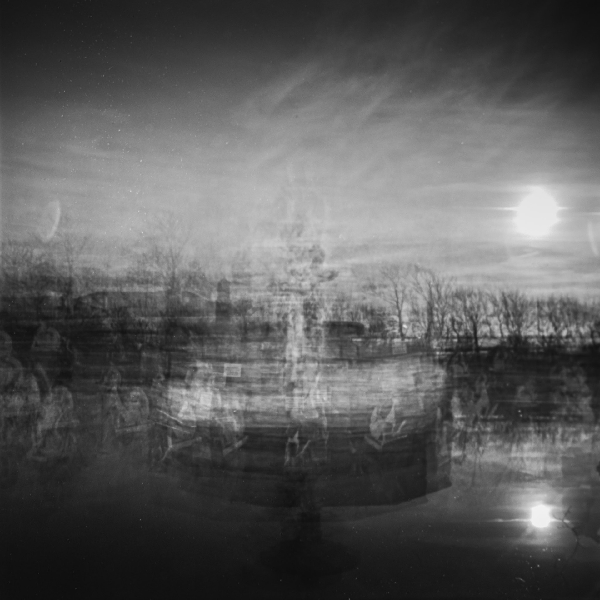 An image shot using Pep Ventosa's 'In The Round Style, where multiple images are shot whilst walking around an object and layered in Photoshop.  Always wanting to be that little bit different though, I shot this on a very slow colour film with a toy camera!