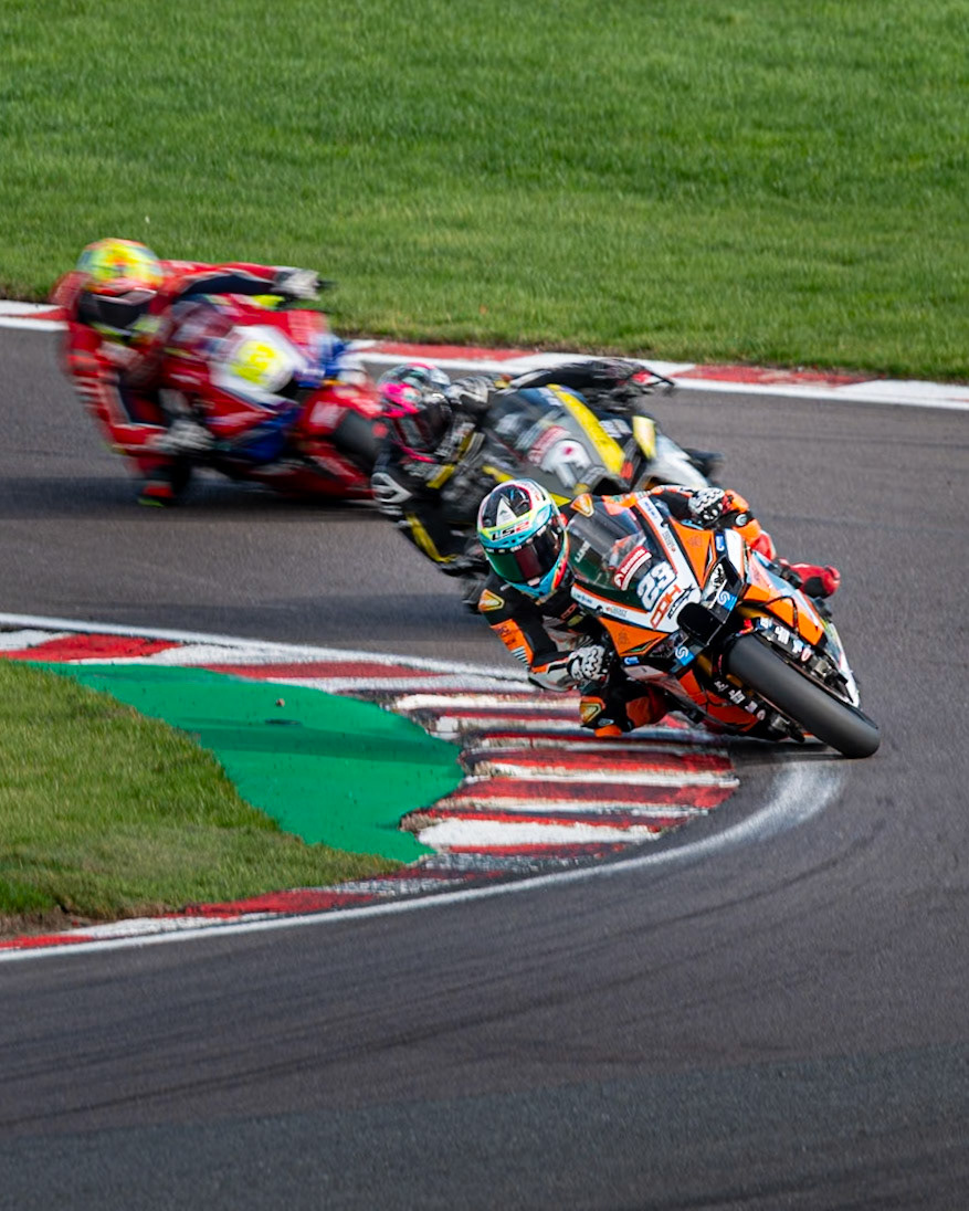 Bennetts British Superbikes. Luke Hedger. Bennetts British Superbikes at Oulton Park, September 2024. A weekend of opposites, sunburnt on the Saturday and soaked through on Sunday!