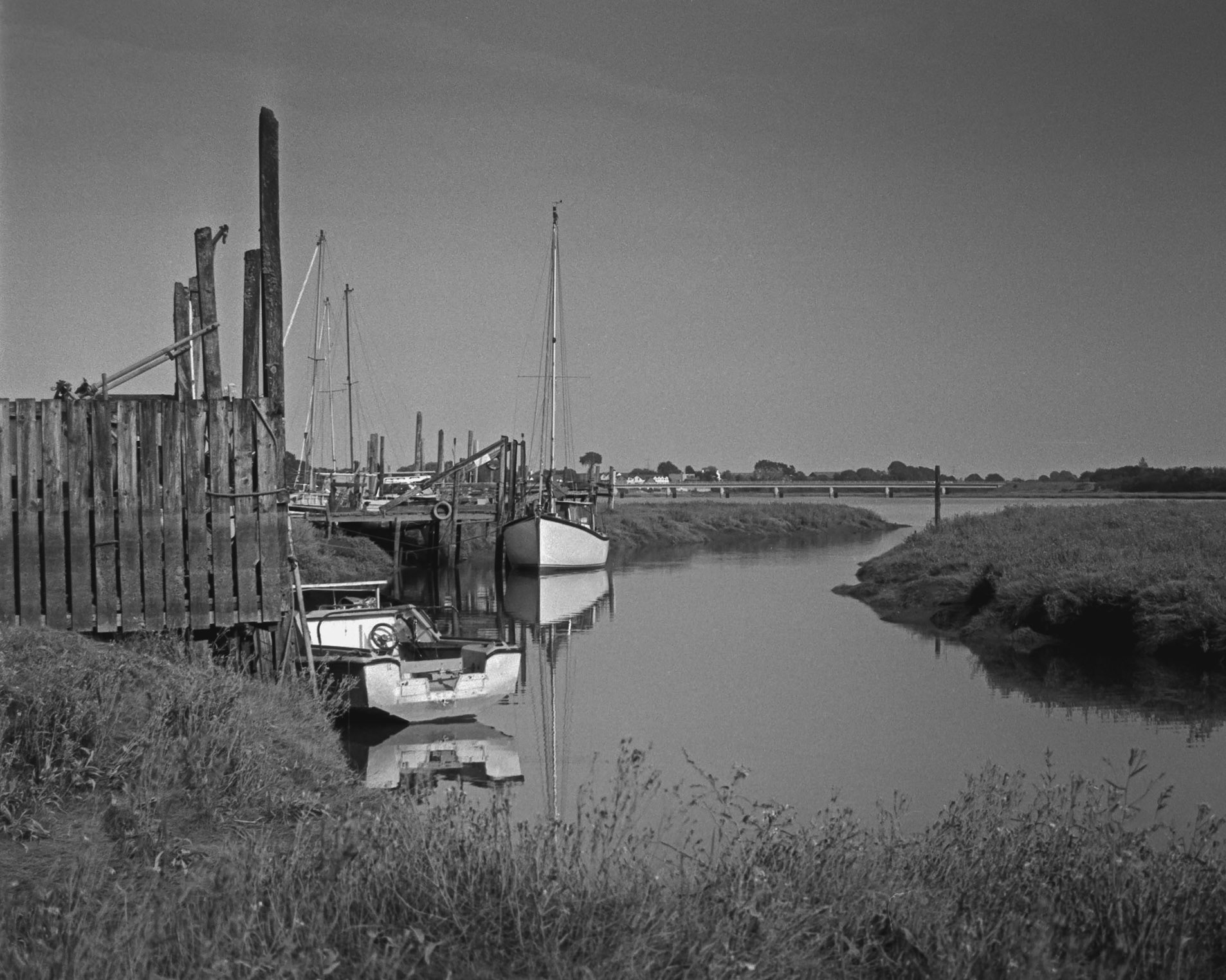 Boats moored at Skippool
