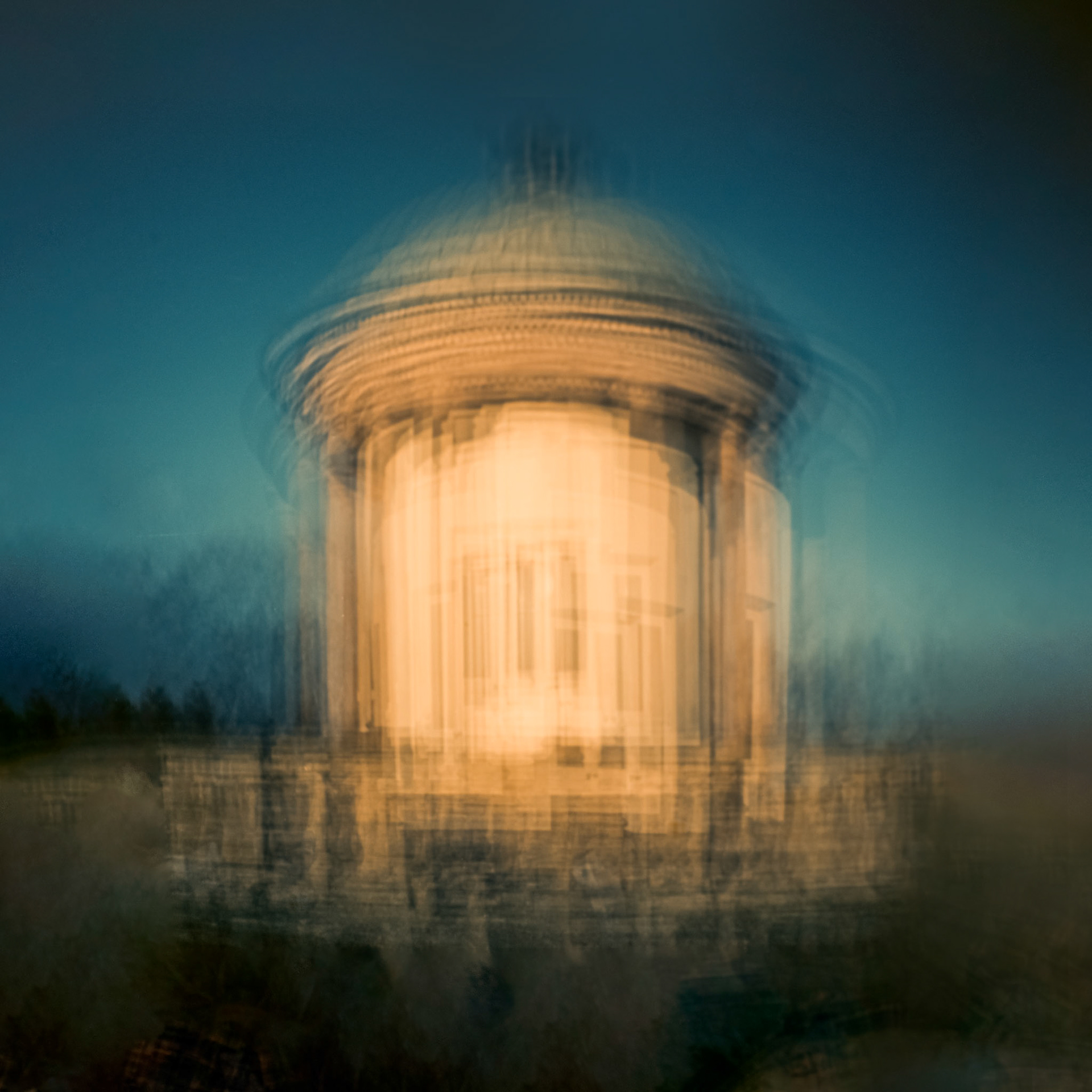 An image shot using Pep Ventosa's 'In The Round Style, where multiple images are shot whilst walking around an object and layered in Photoshop.  Always wanting to be that little bit different though, I shot this on a very slow colour film with a toy camera!