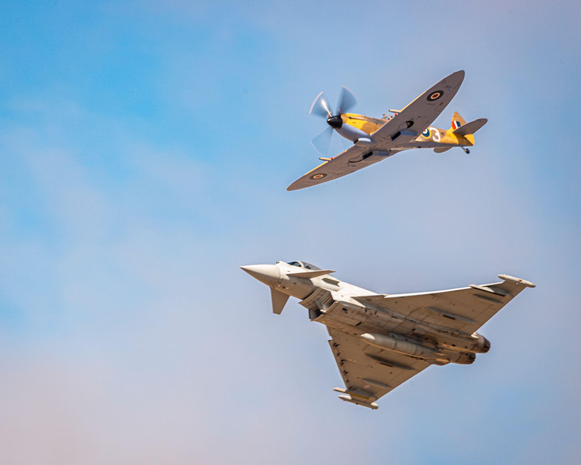 Spitfire and Typhoon