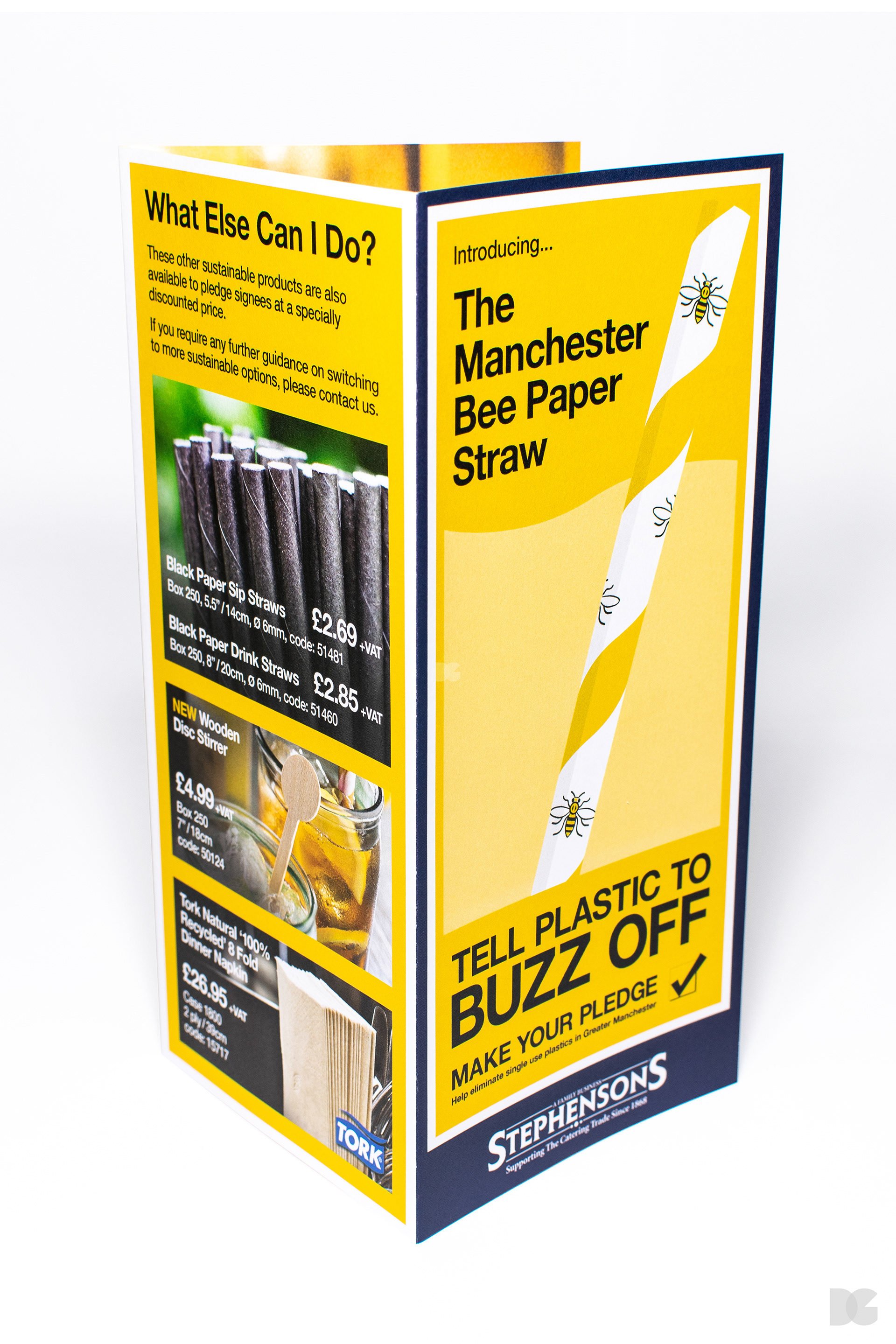 The Manchester Bee Paper Straw 6mm Bore 8 / 20cm