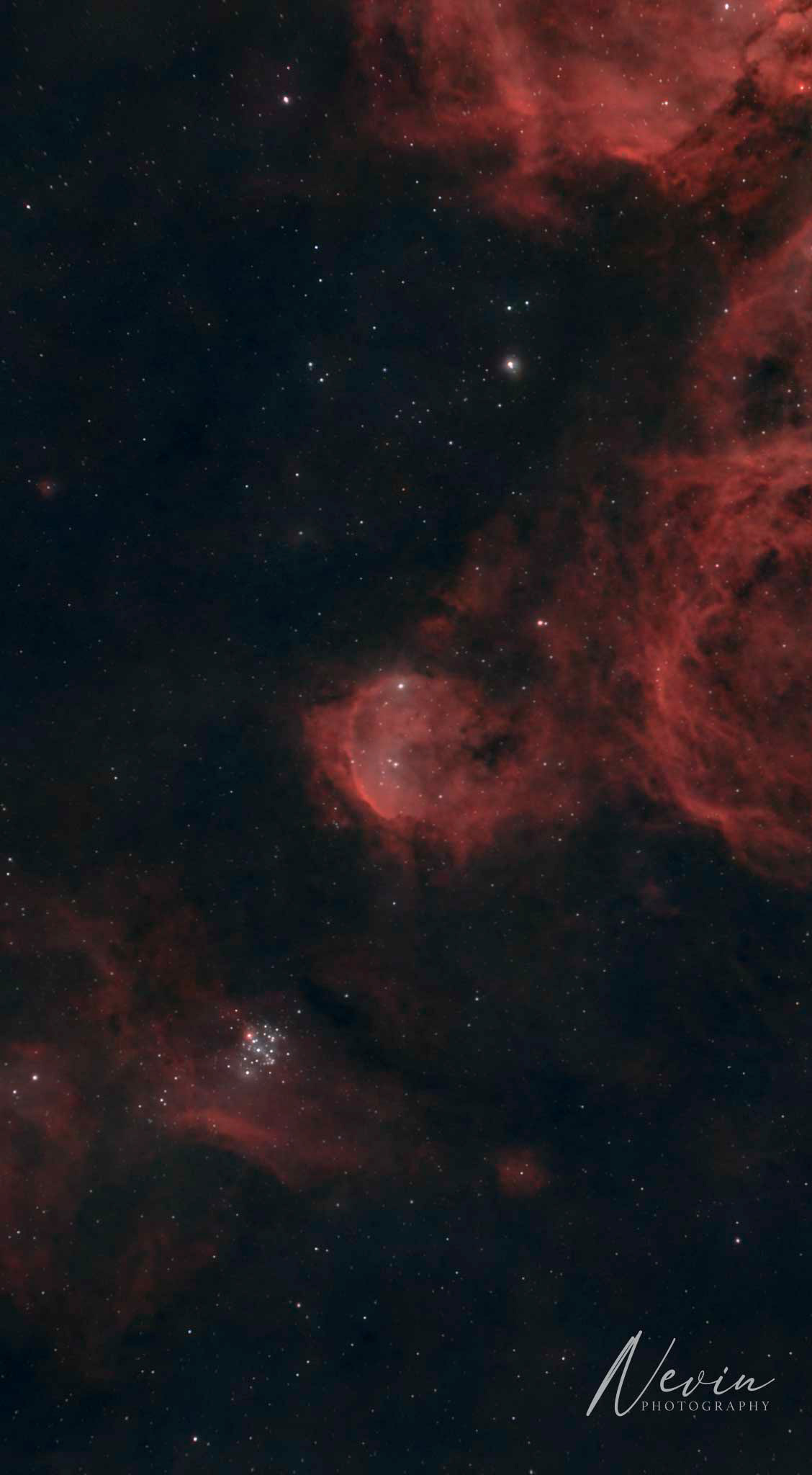IC 2599 + NGC 3293 (Gum 31 + Open Cluster) - 10/04/2025