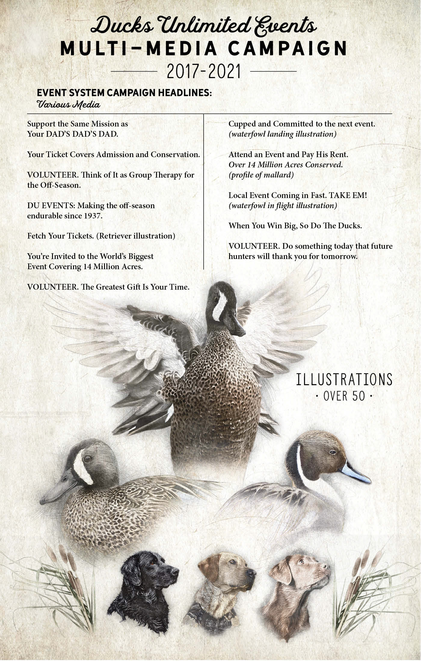 Hal Pickel Ducks Unlimited Events MultiMedia Campaign