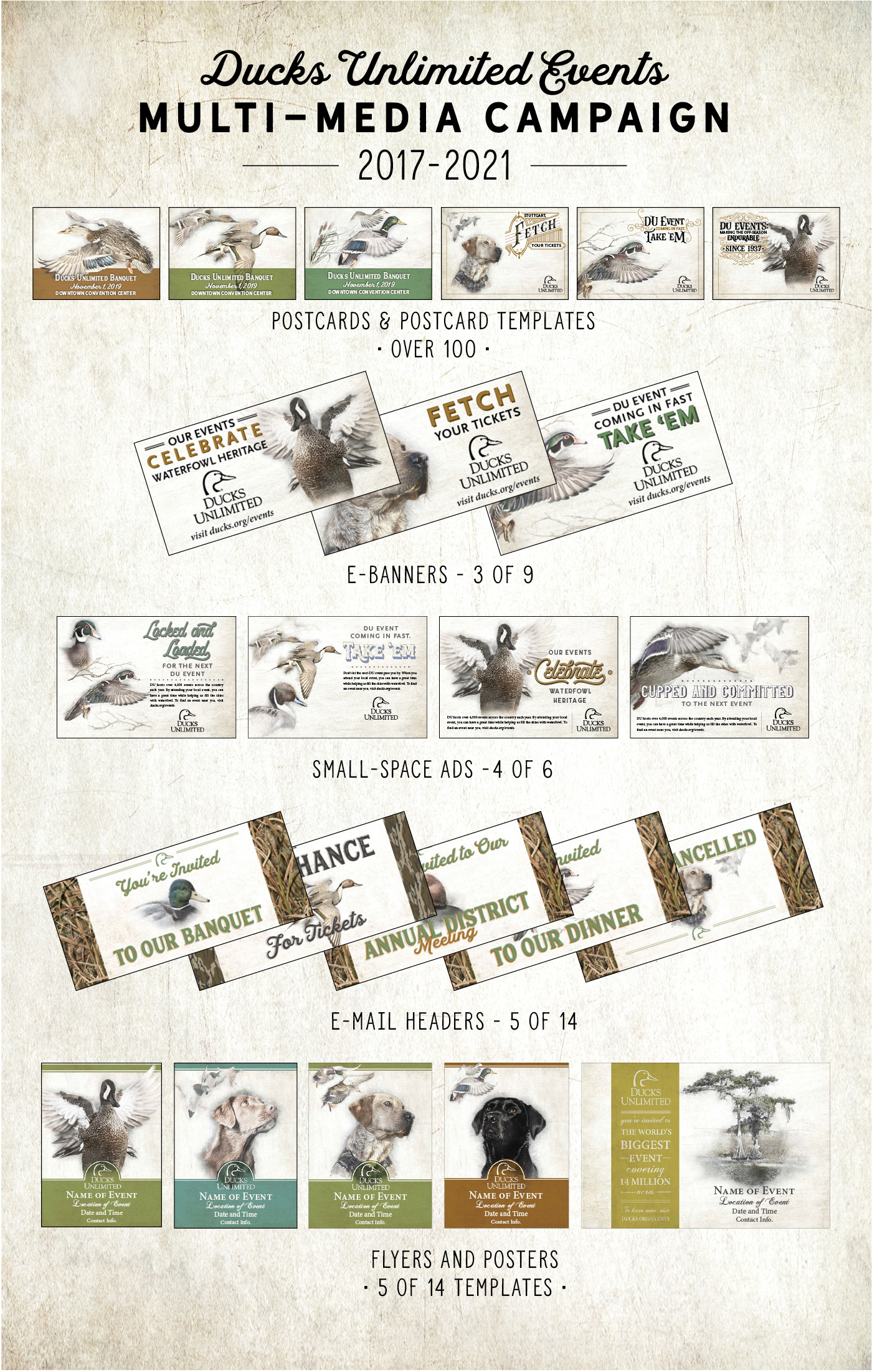Hal Pickel Ducks Unlimited Events MultiMedia Campaign