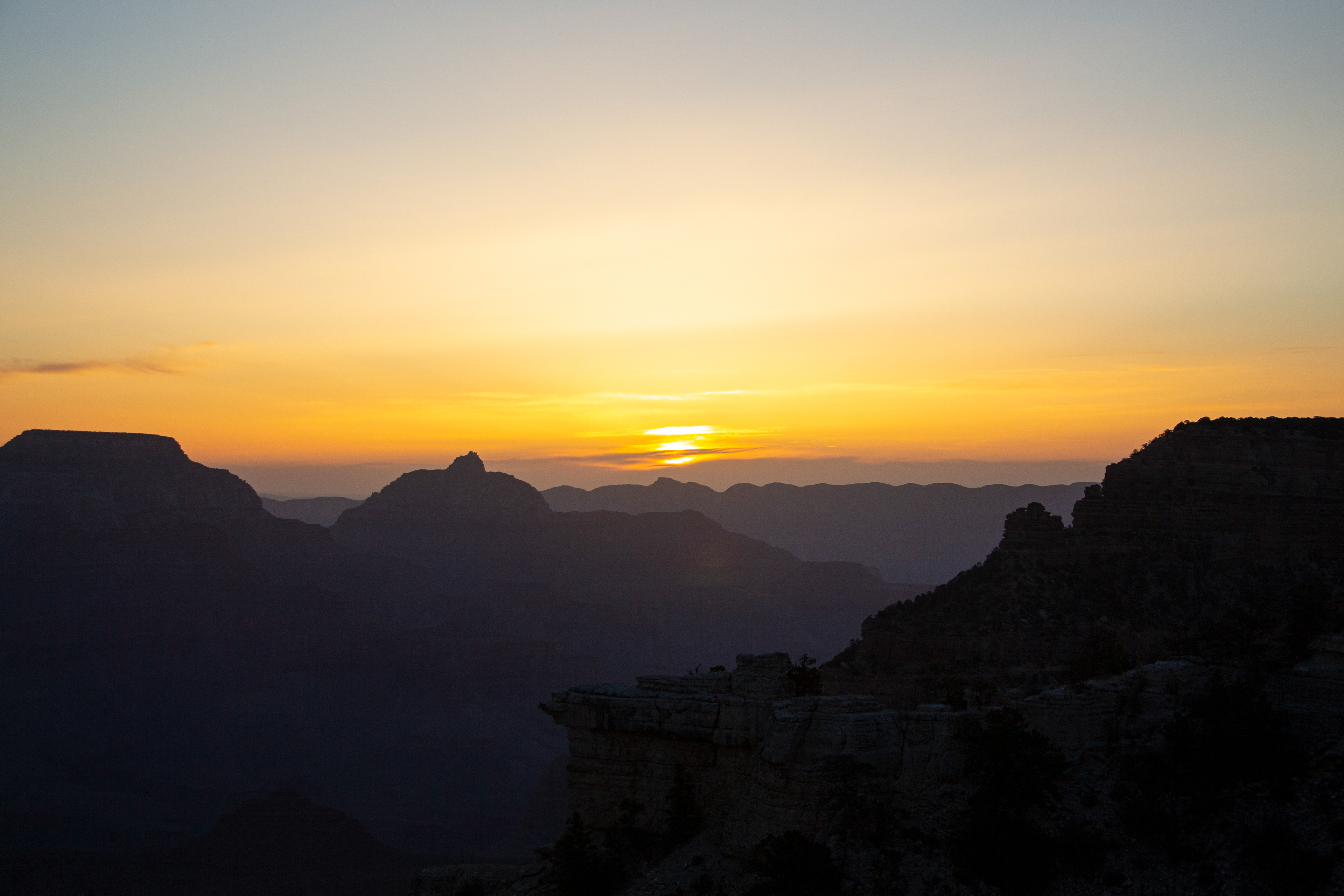 Sunrise at The Grand Canyon