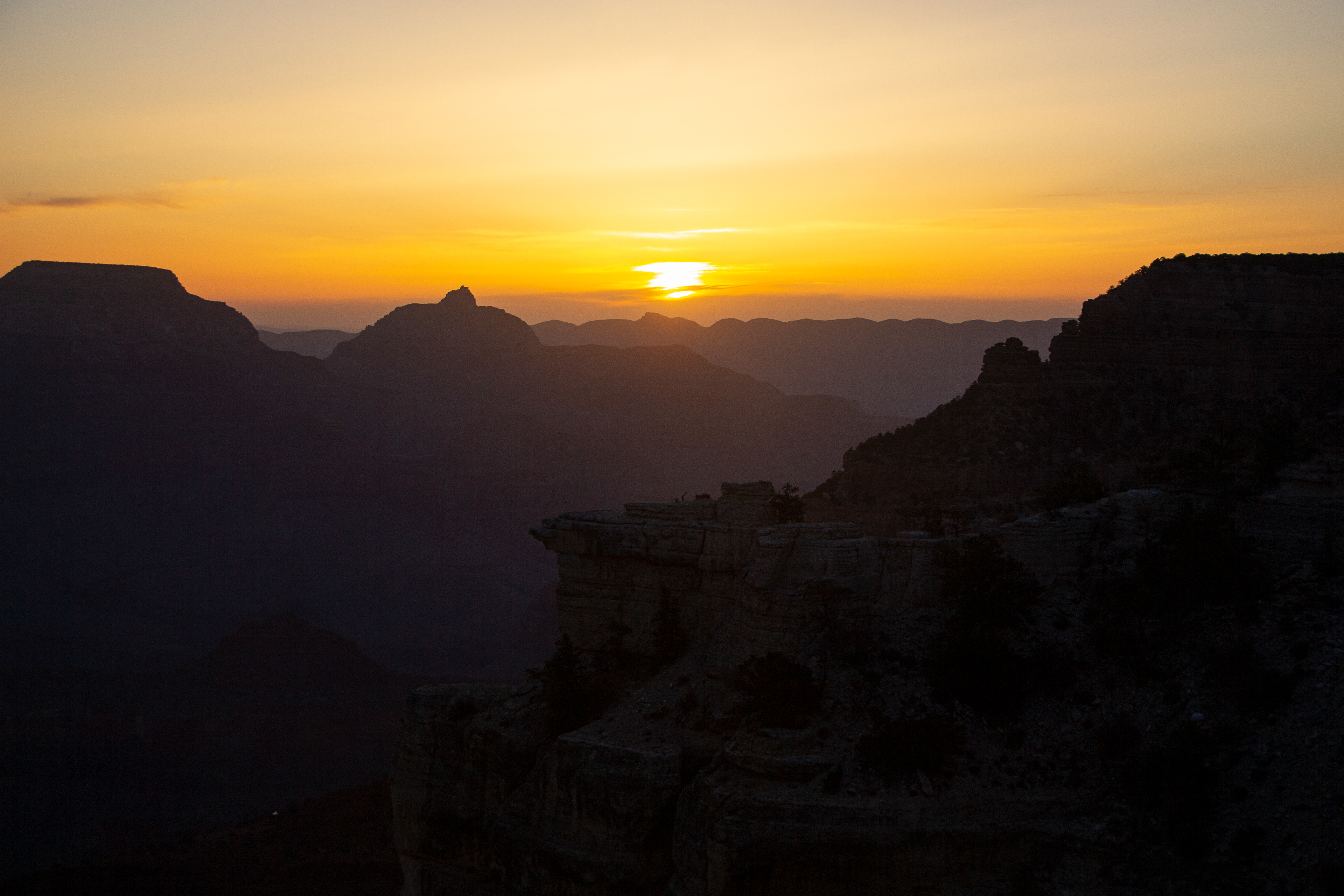 Sunrise at The Grand Canyon