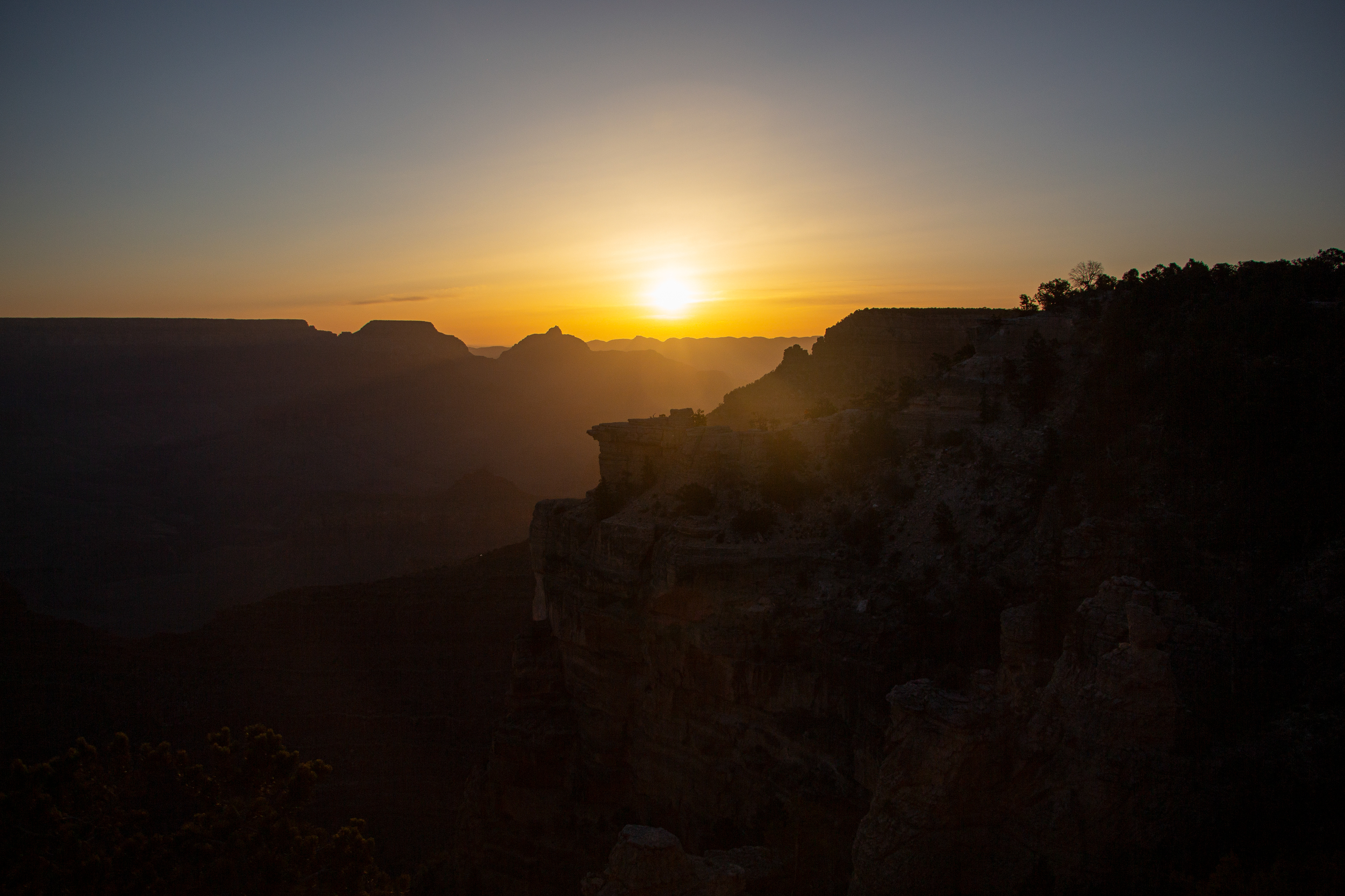 Sunrise at The Grand Canyon