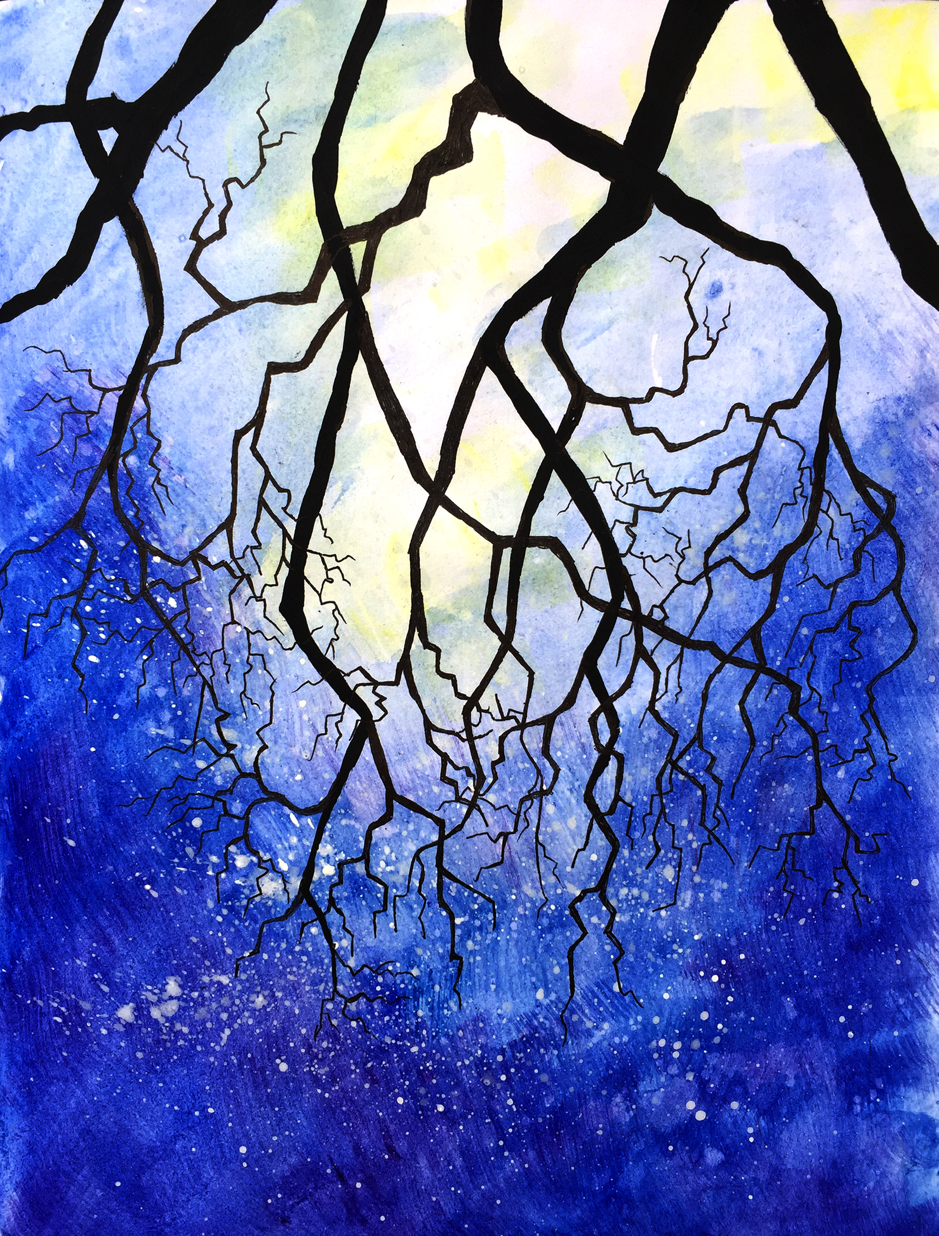 Night. Acrylic
