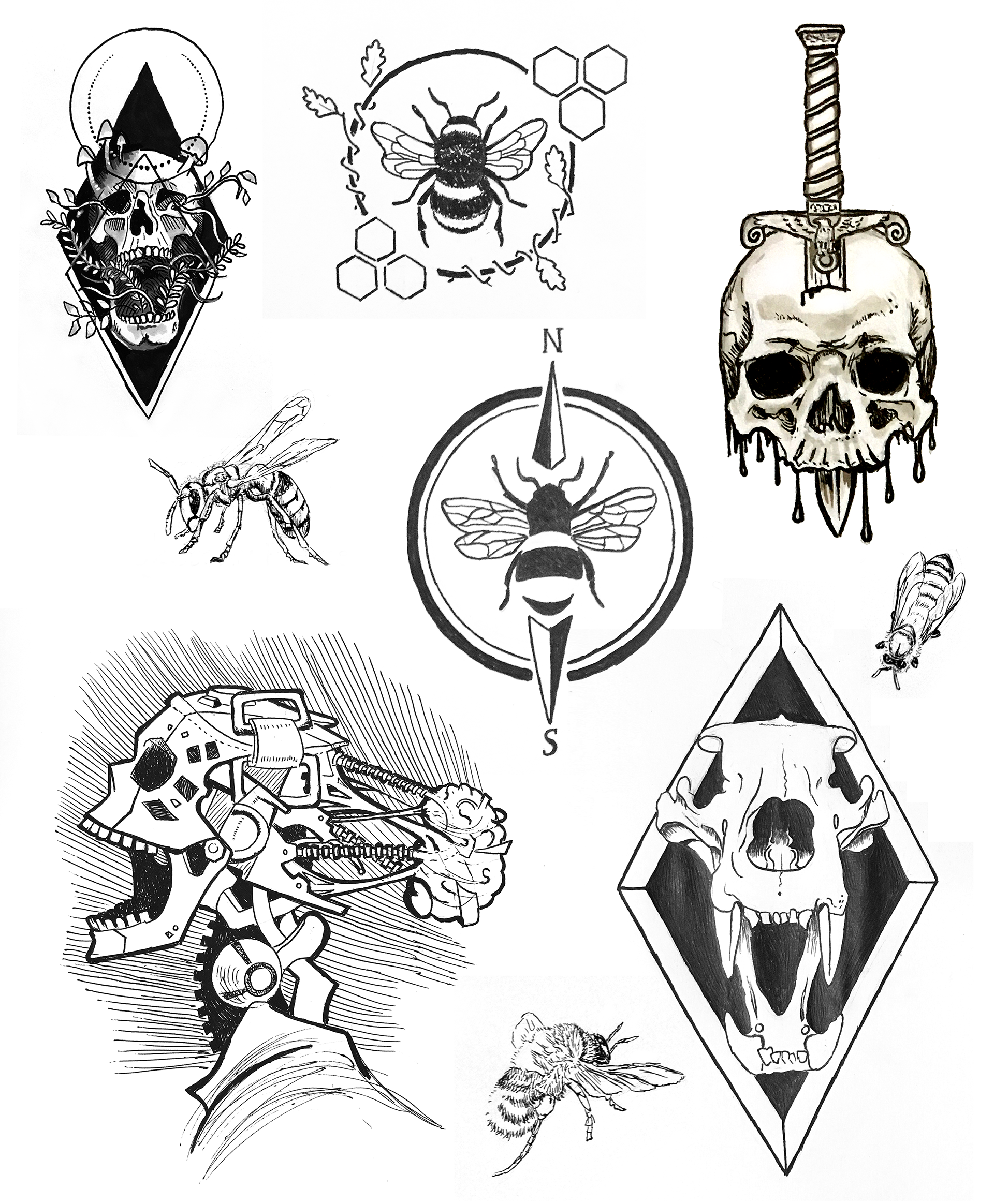 Ink doodles