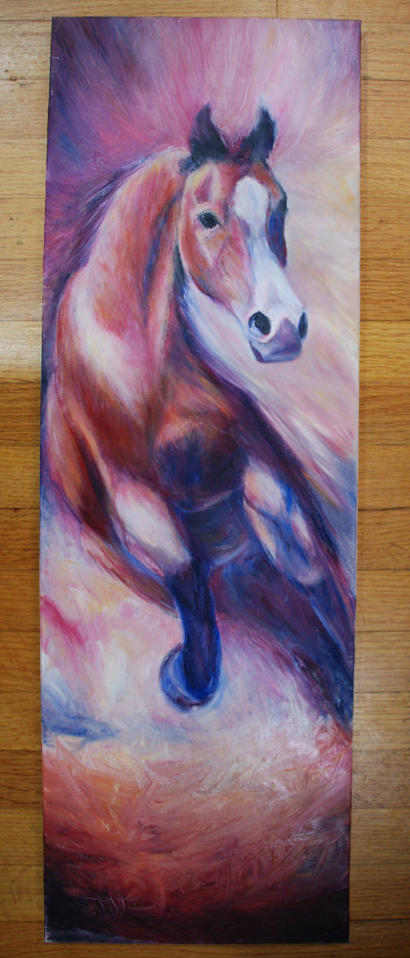 Emerson the Horse. Oil paint