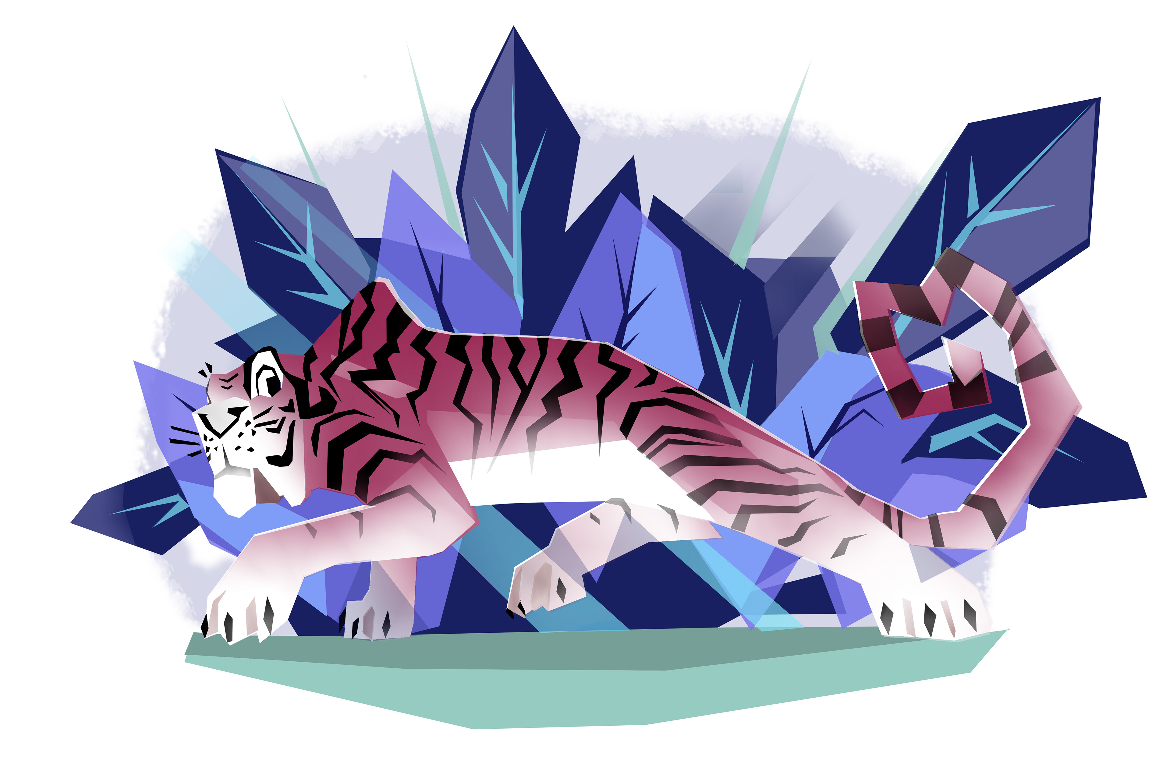 Tiger. Photoshop