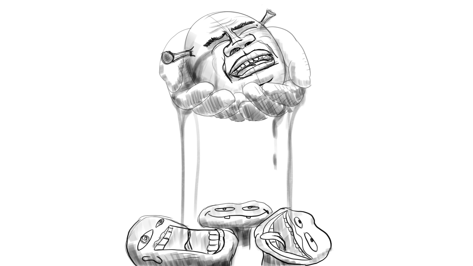 First pass digital sketch