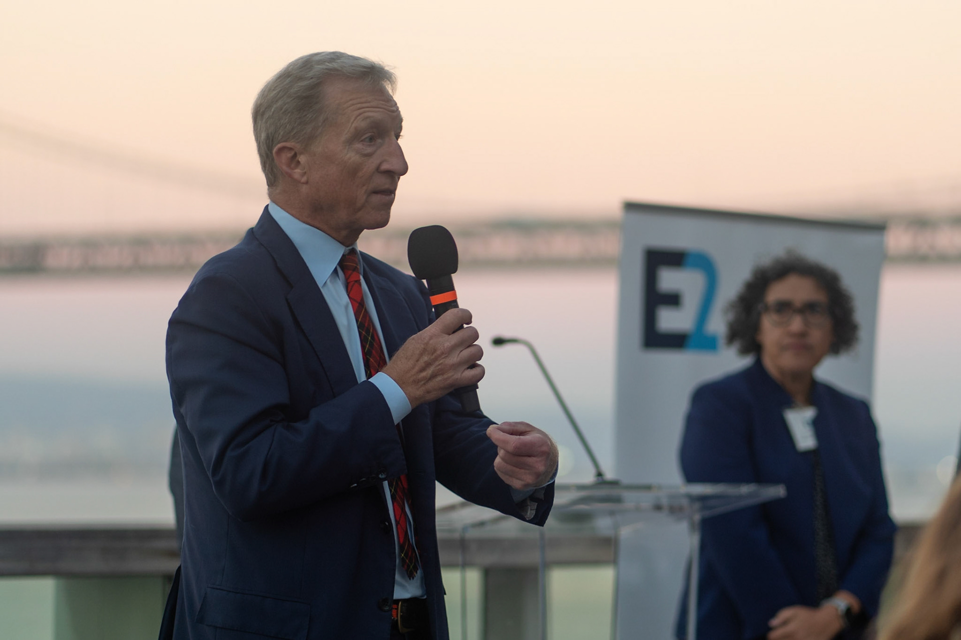 Tom Steyer and CARB Chair Liane Randolph