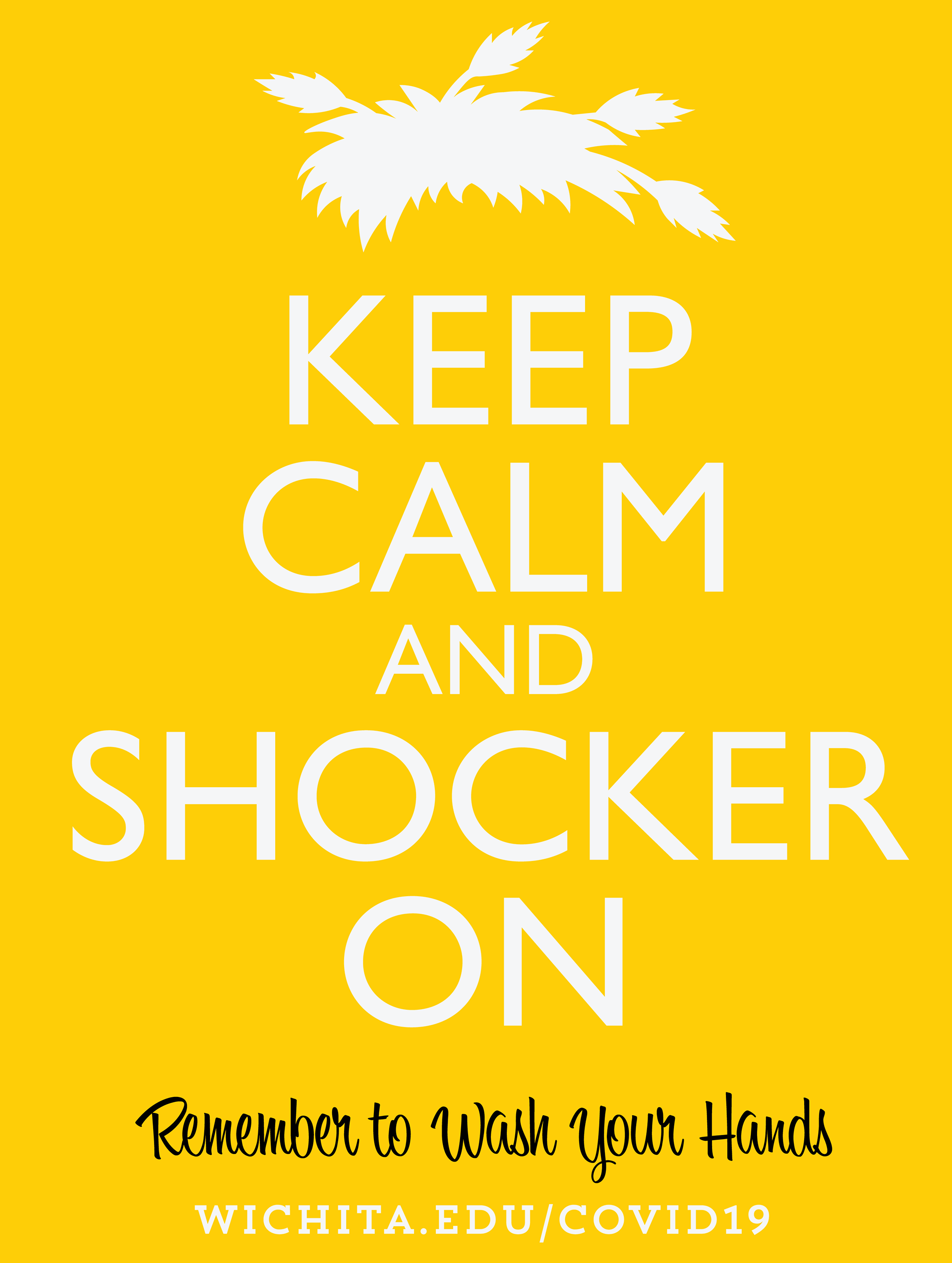"Keep Calm and Shocker On" Image for College of Engineering