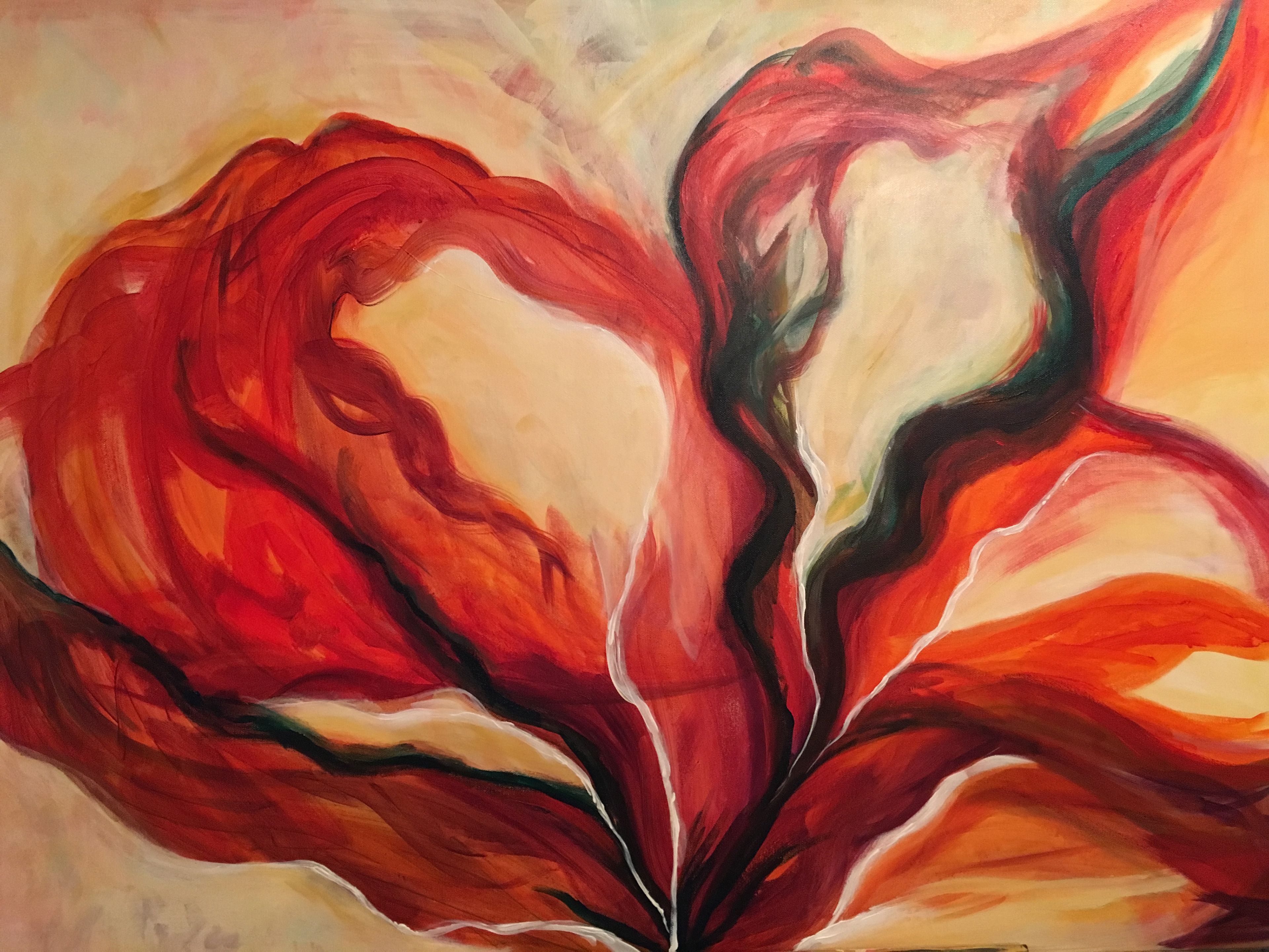 Passion. Acrylic on canvas. 30 x 40 in.