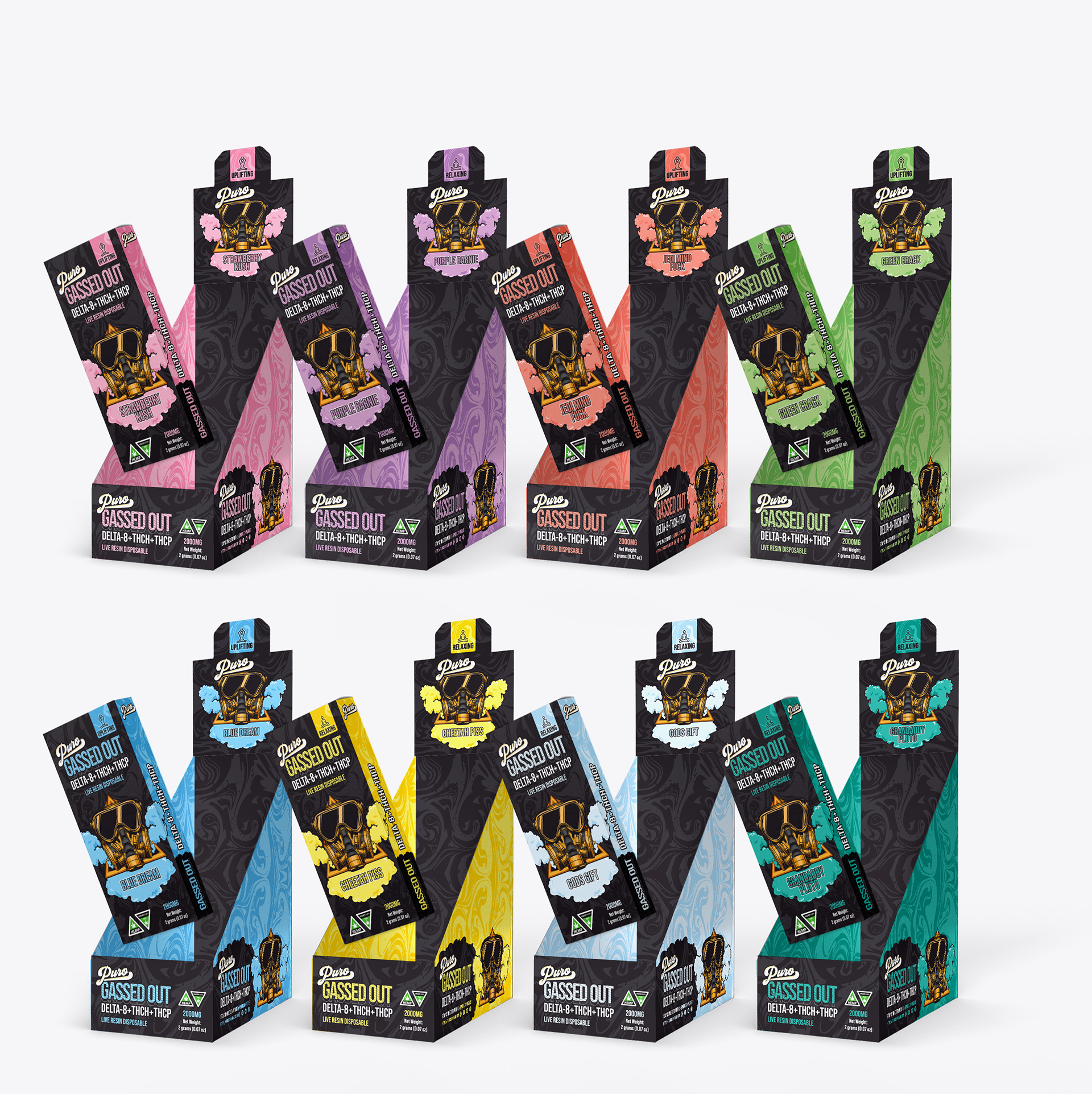 Disposable Vape Packaging + Counter Displa